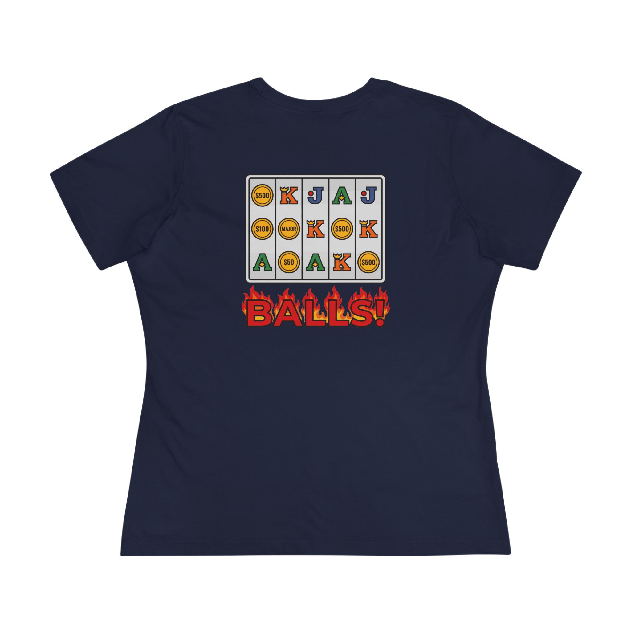BALLS! Fire Reels Women's Tee (Back Print) - Image 5