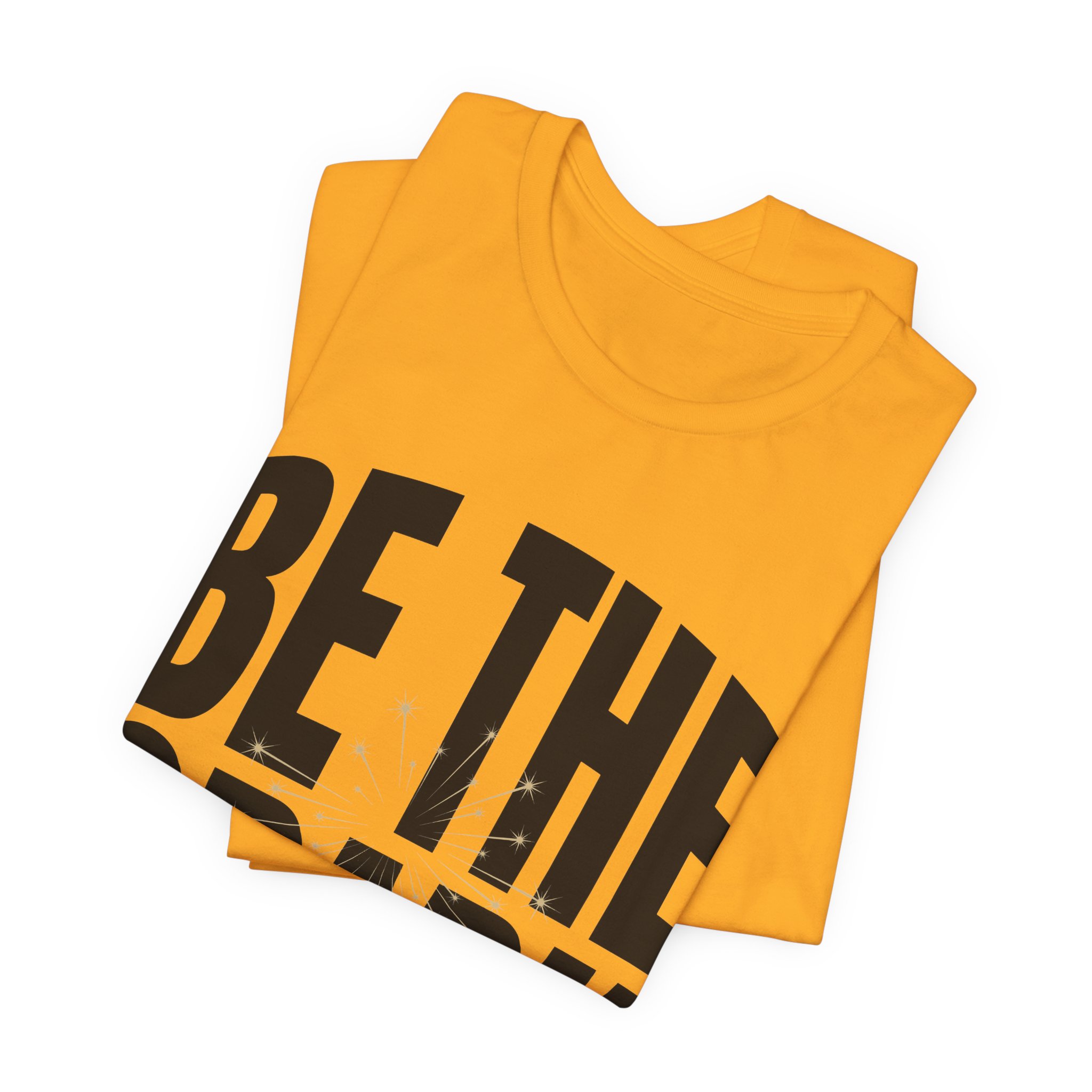 Be The Spark Tee in Gold, alternate view