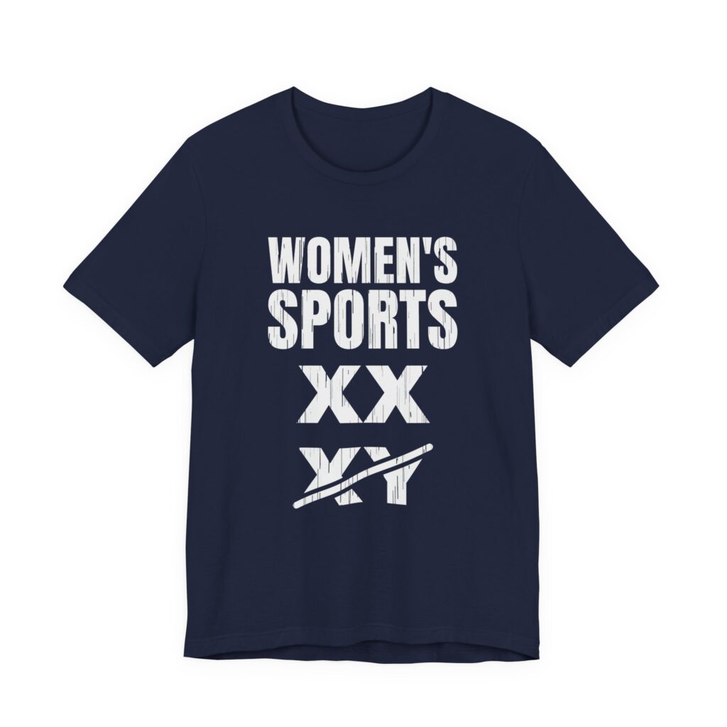 Women's Sports Tee (Distressed) in Navy