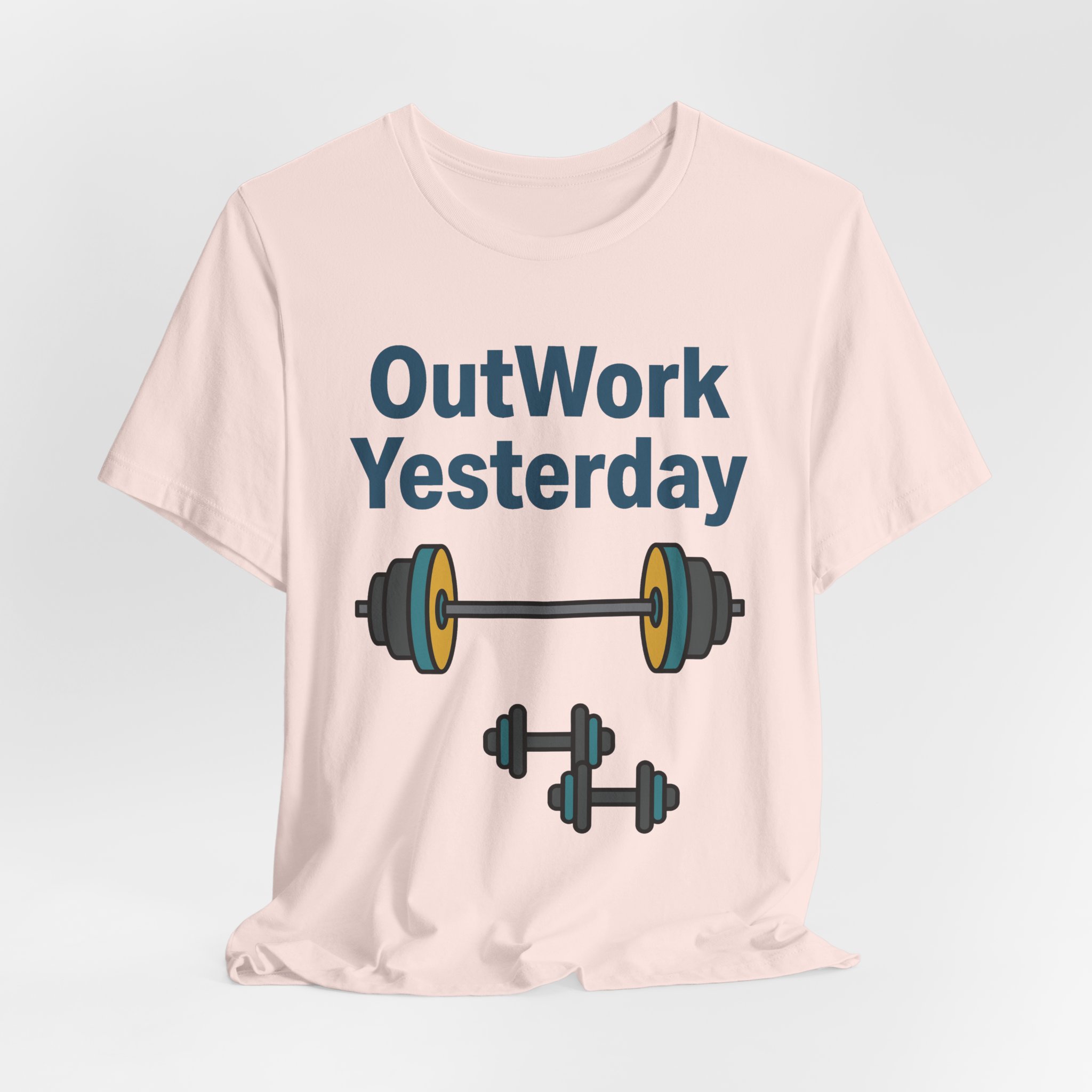 OutWork Yesterday Tee in Soft Pink, alternate view