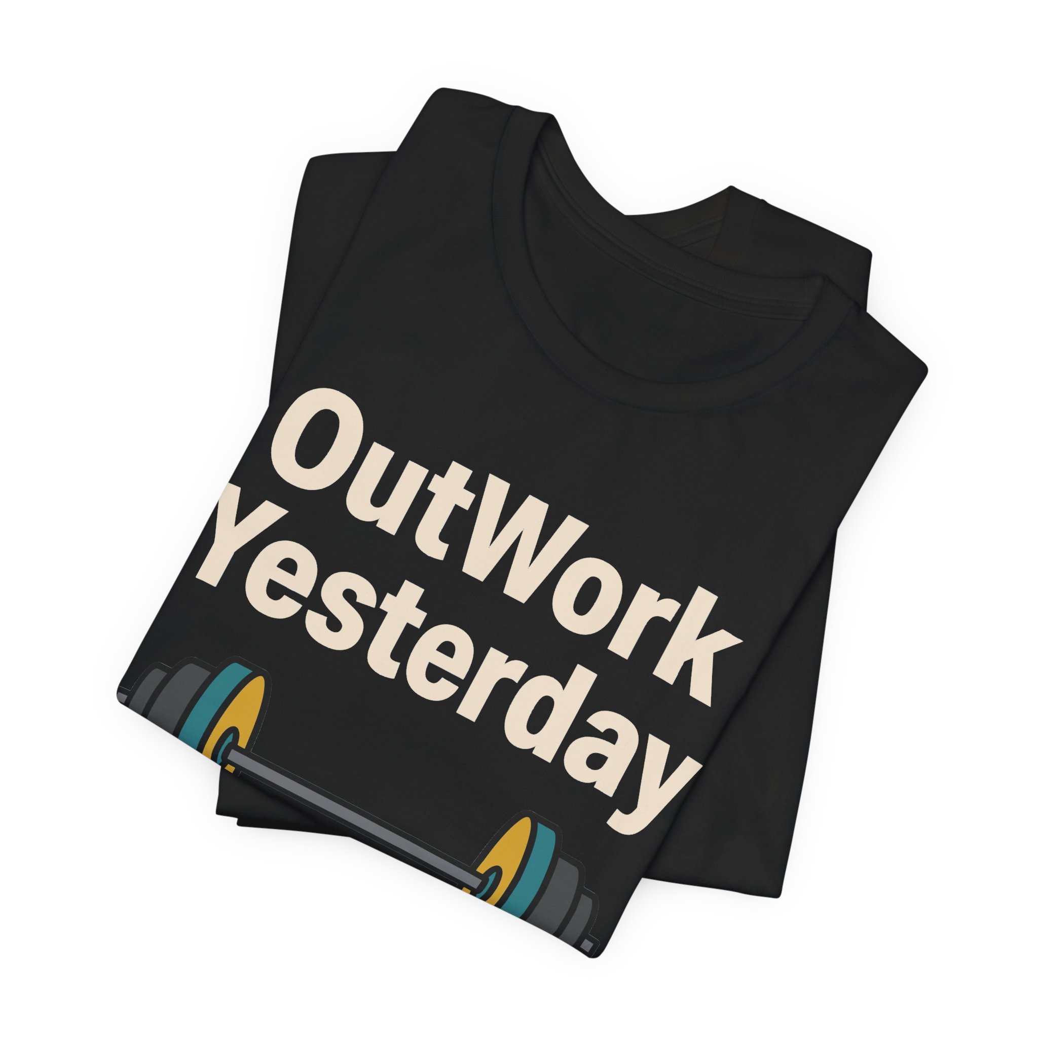 OutWork Yesterday Tee in Black, alternate view