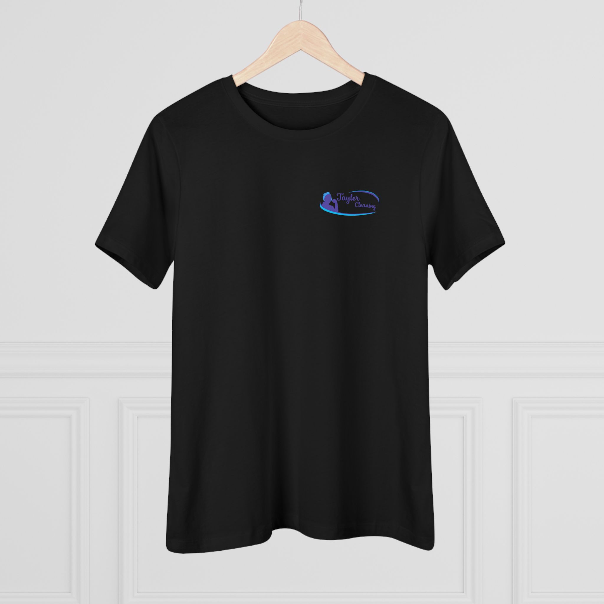 Taylor Cleaning Crew Tee — Women's (Black) - Image 4