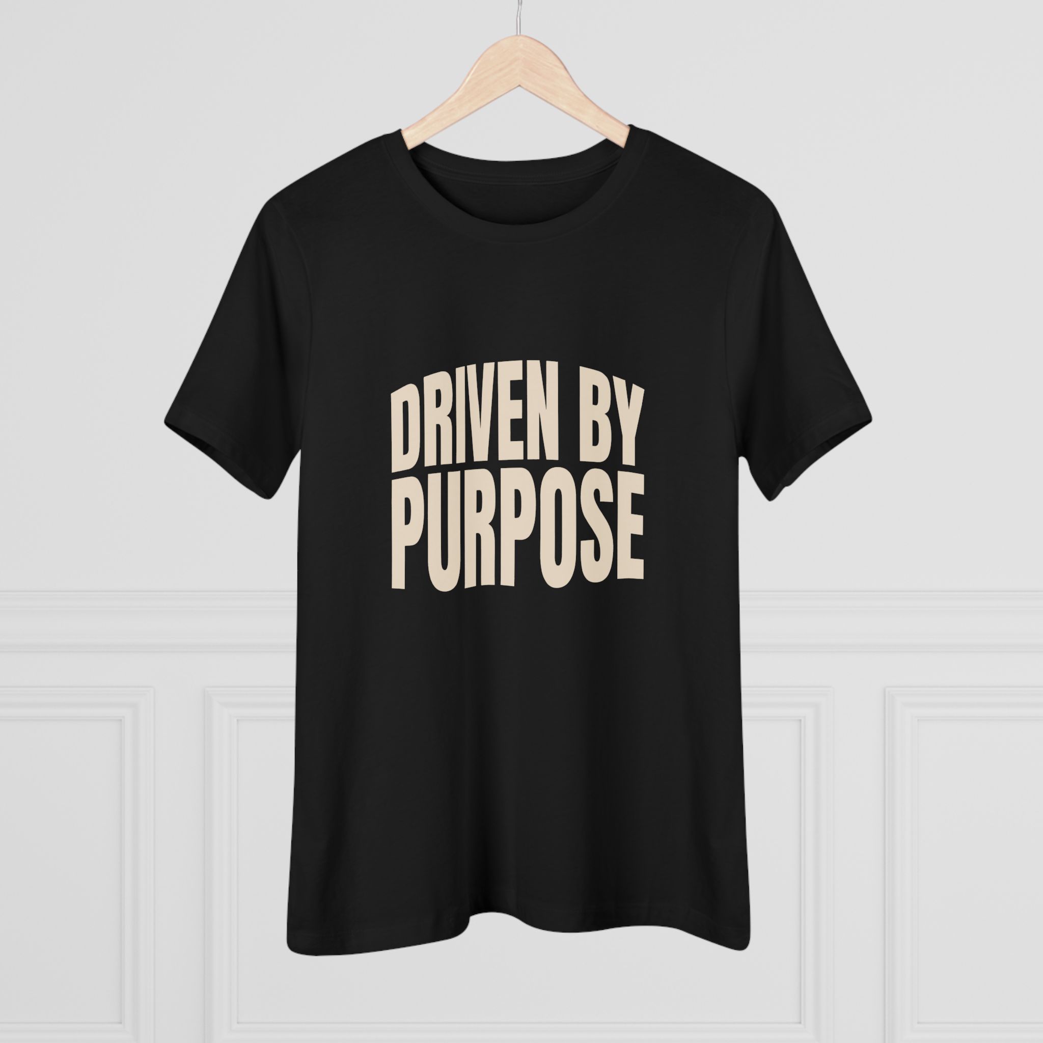 Driven by Purpose Women's Tee in Black, alternate view