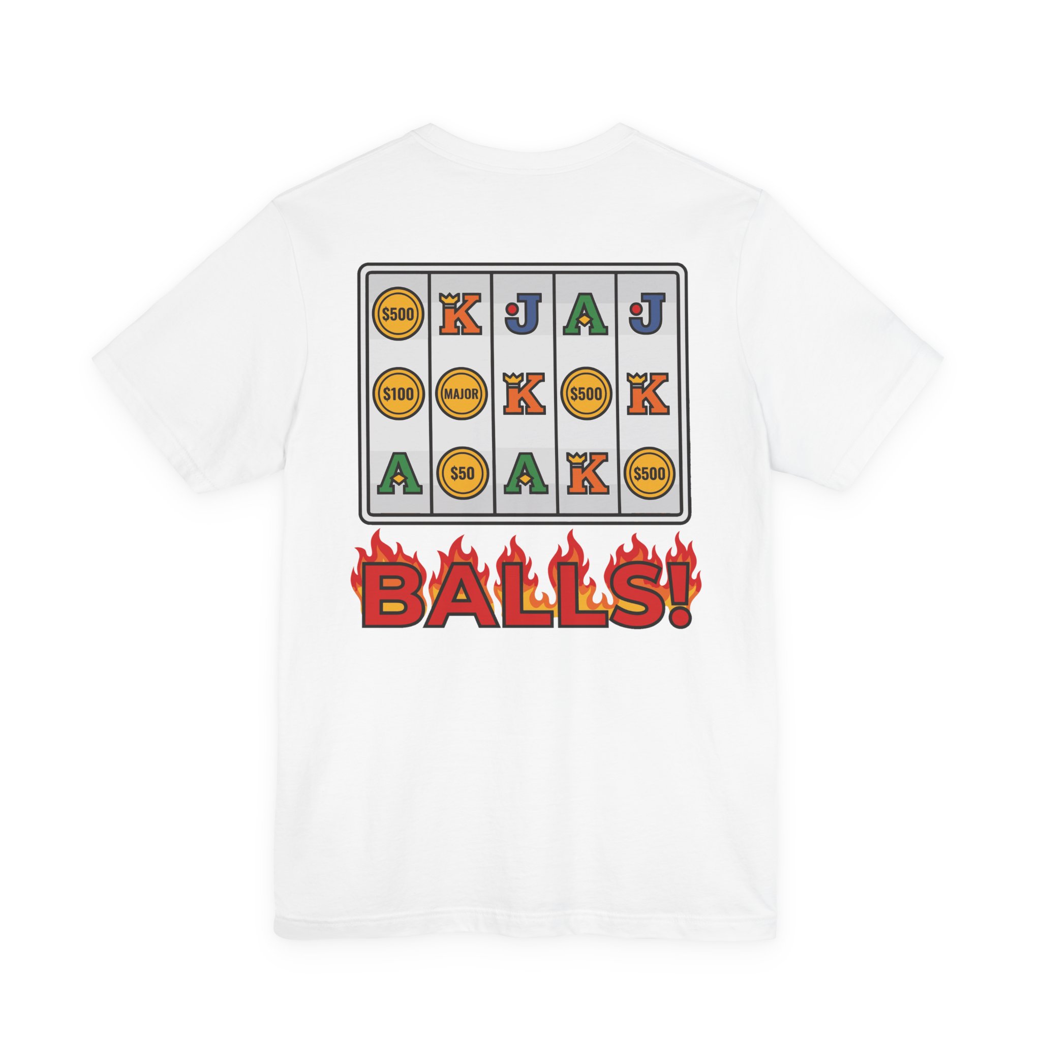 BALLS! Fire Reels Tee (Back Print)