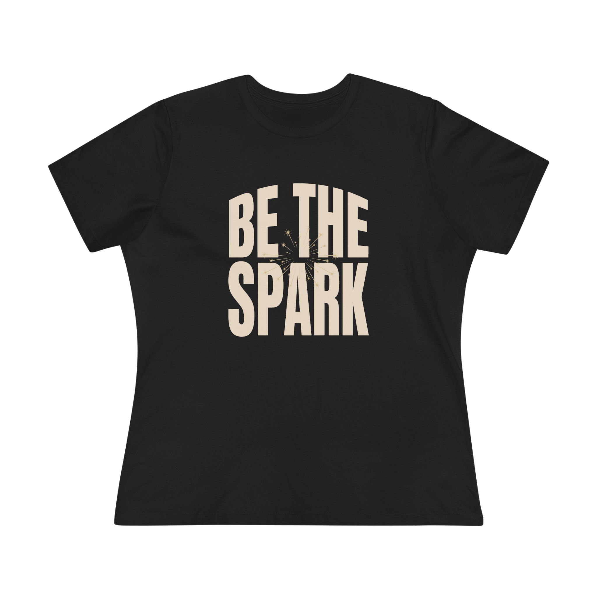 Be The Spark Women's Tee in Black