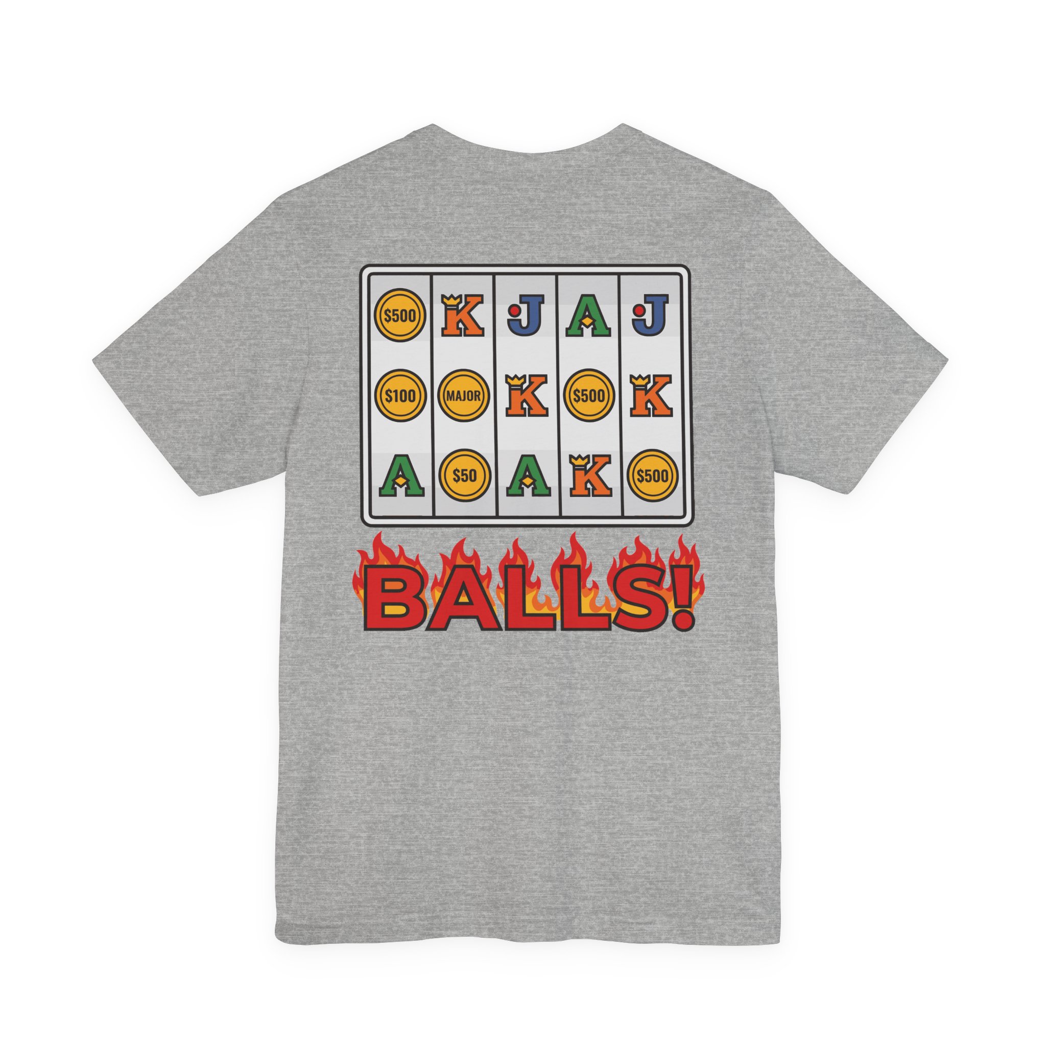 BALLS! Fire Reels Tee (Back Print) - Image 6