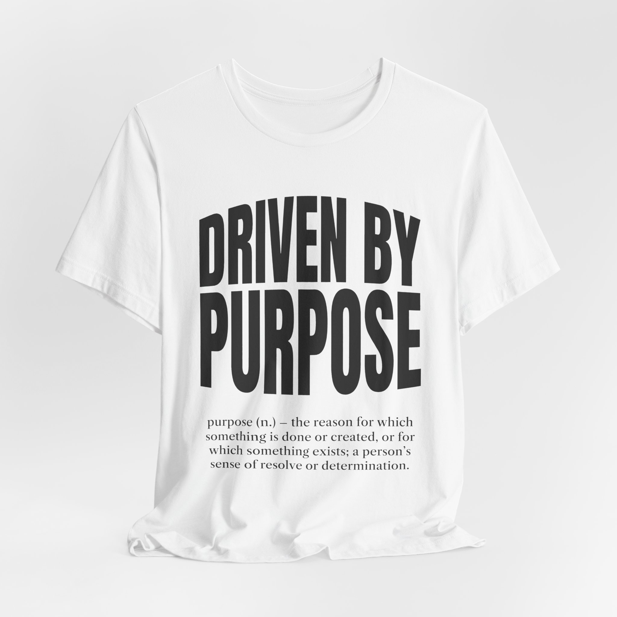 Driven by Purpose Tee (Definition) in White, alternate view