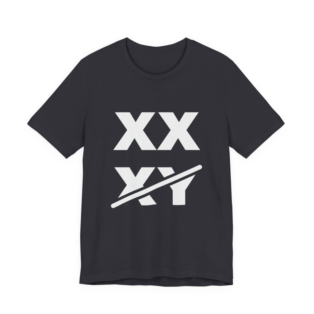 XX / XY Tee in Dark Grey