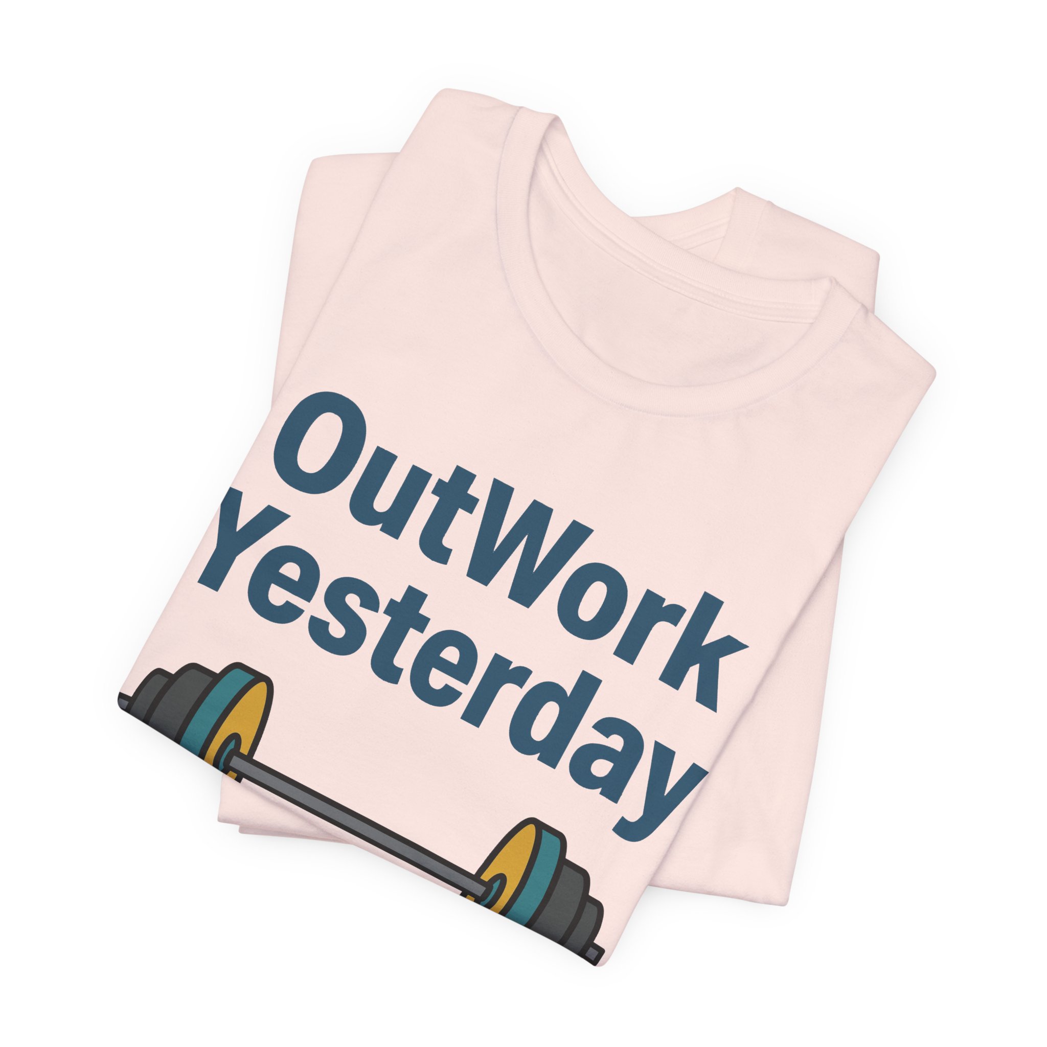 OutWork Yesterday Tee in Soft Pink, alternate view