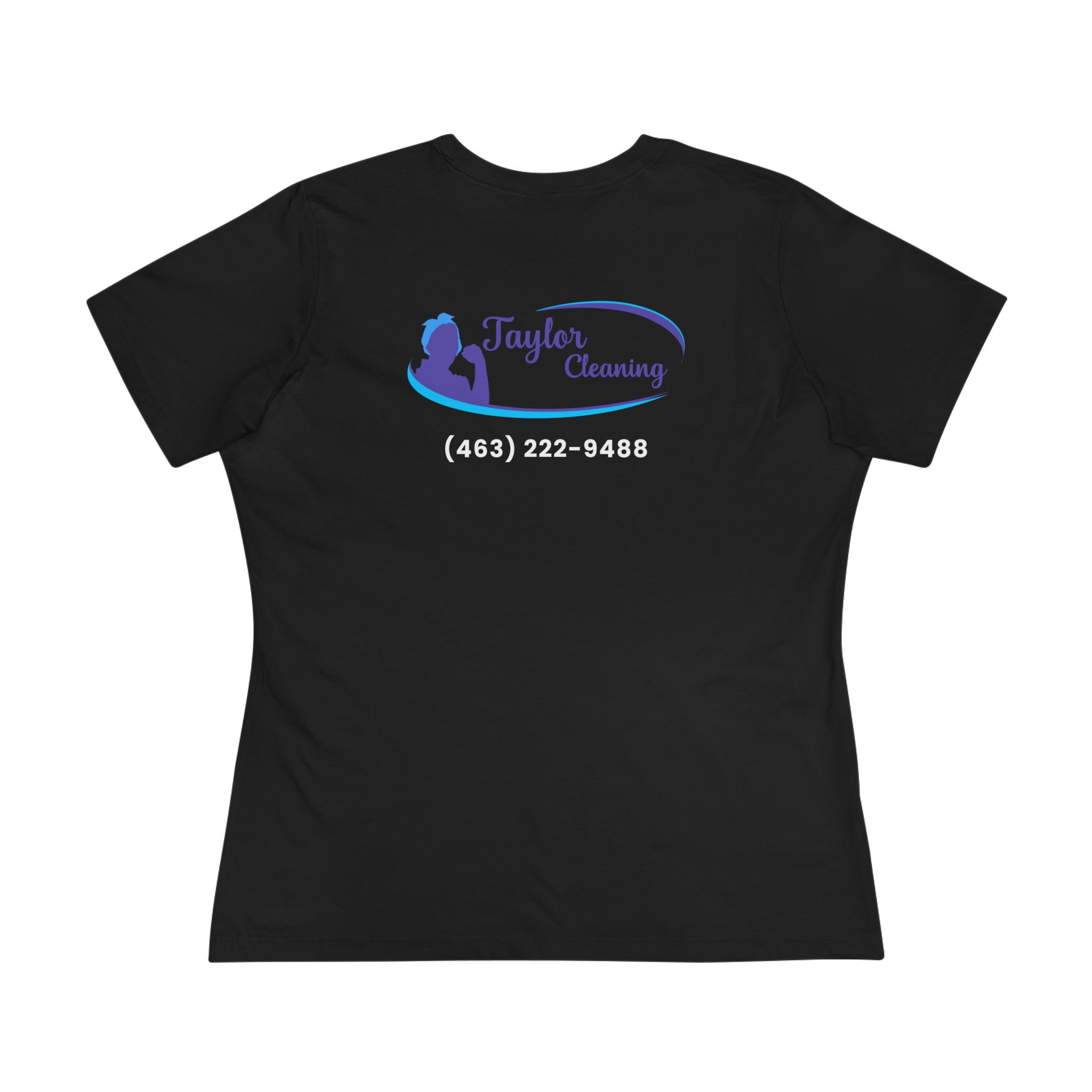 Taylor Cleaning Crew Tee — Women's (Black) - Image 2