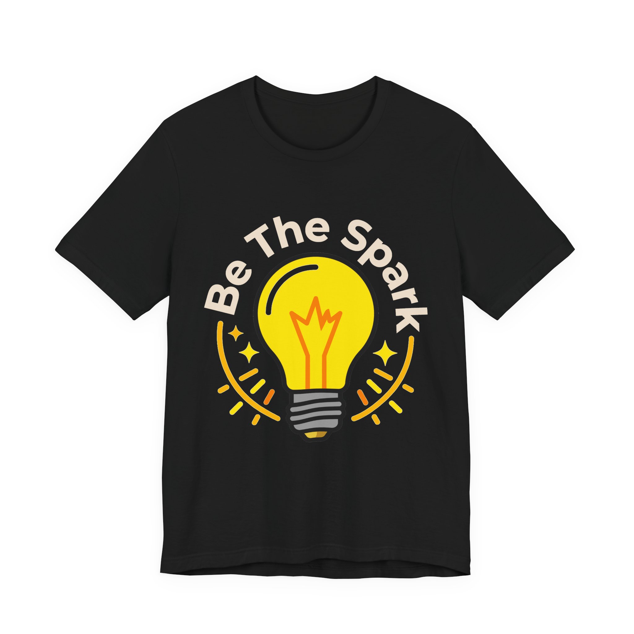 Be The Spark Tee (Light Bulb) in Black