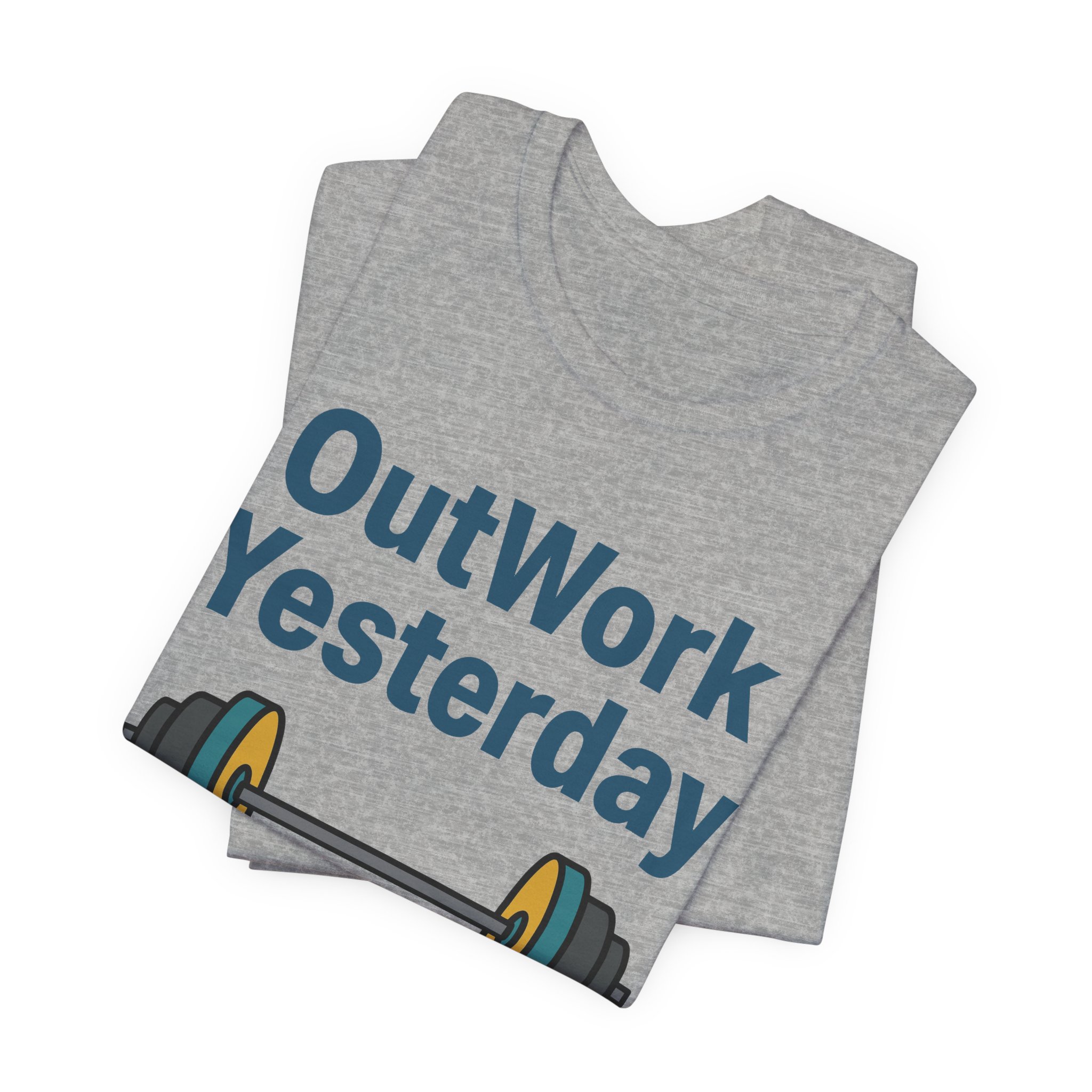 OutWork Yesterday Tee in Athletic Heather, alternate view