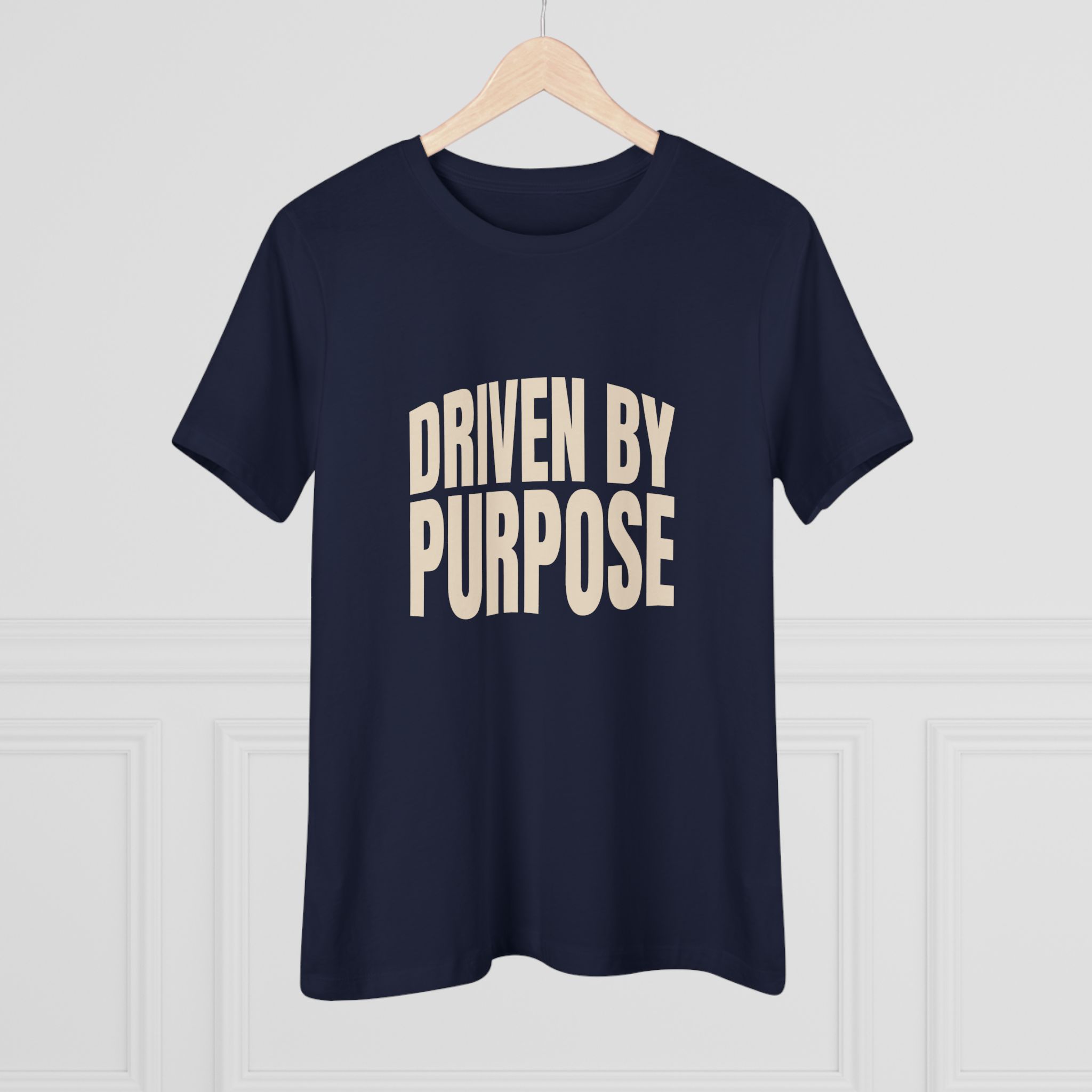 Driven by Purpose Women's Tee in Navy, alternate view