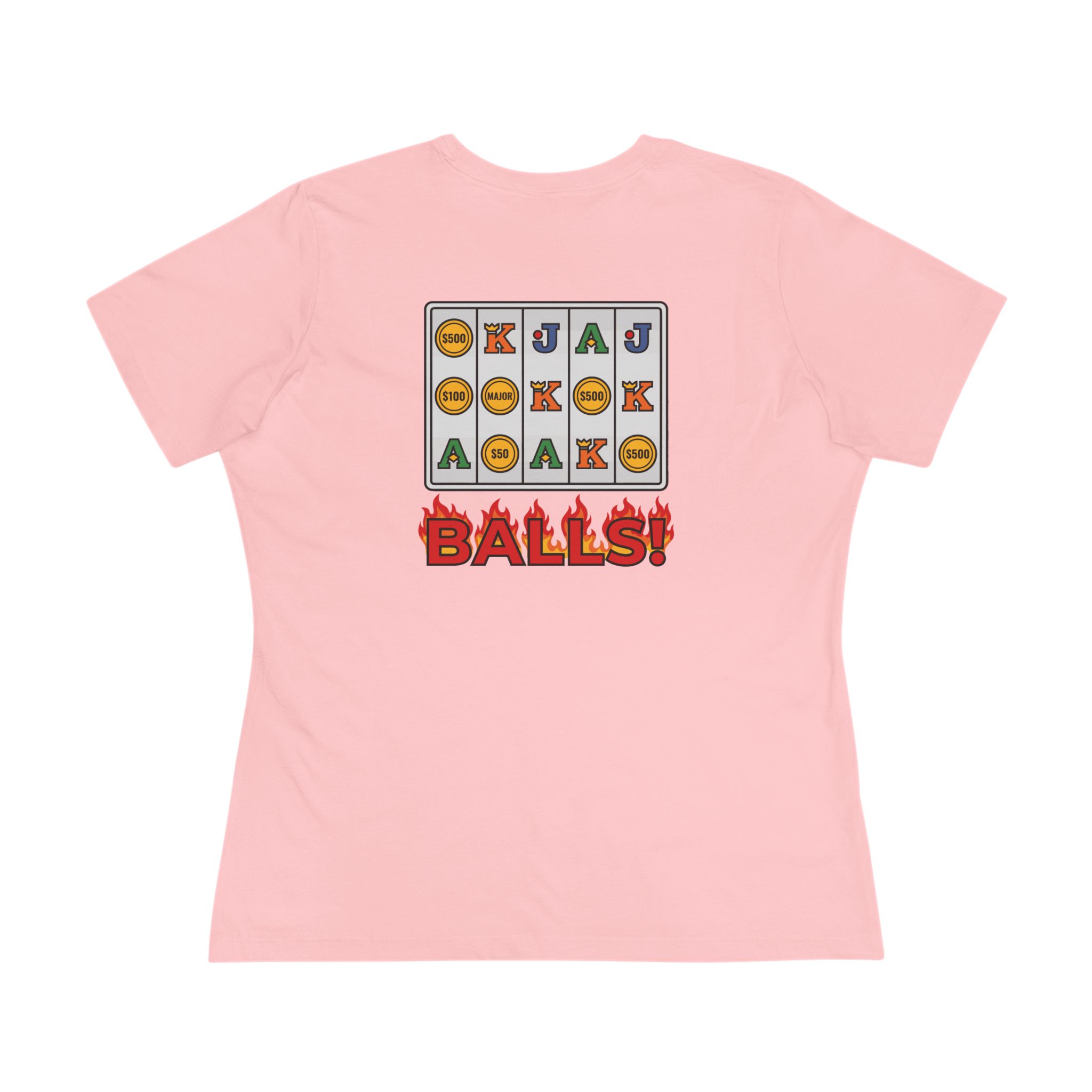 BALLS! Fire Reels Women's Tee (Back Print) - Image 6