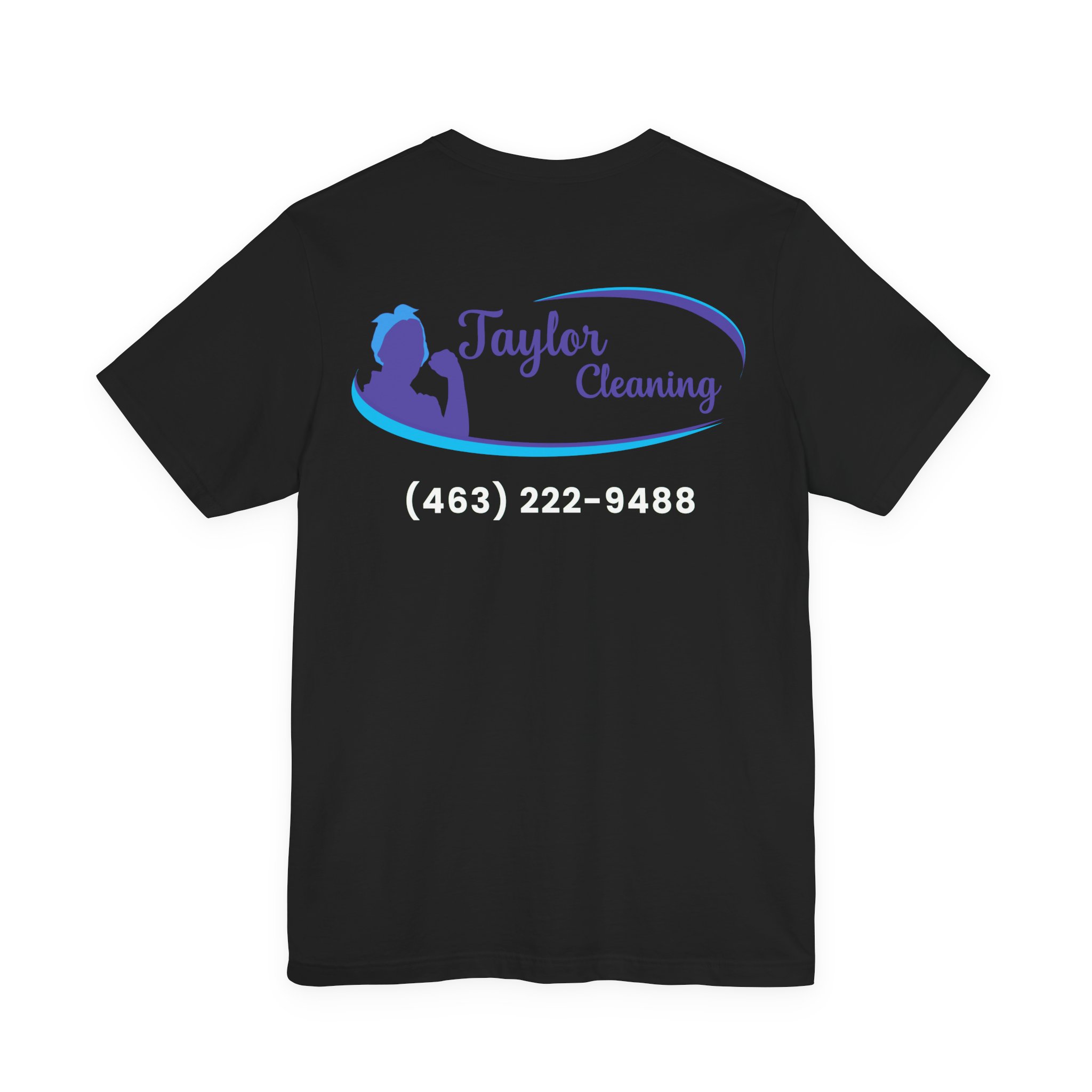 Taylor Cleaning Crew Tee — Unisex (Black) - Image 2