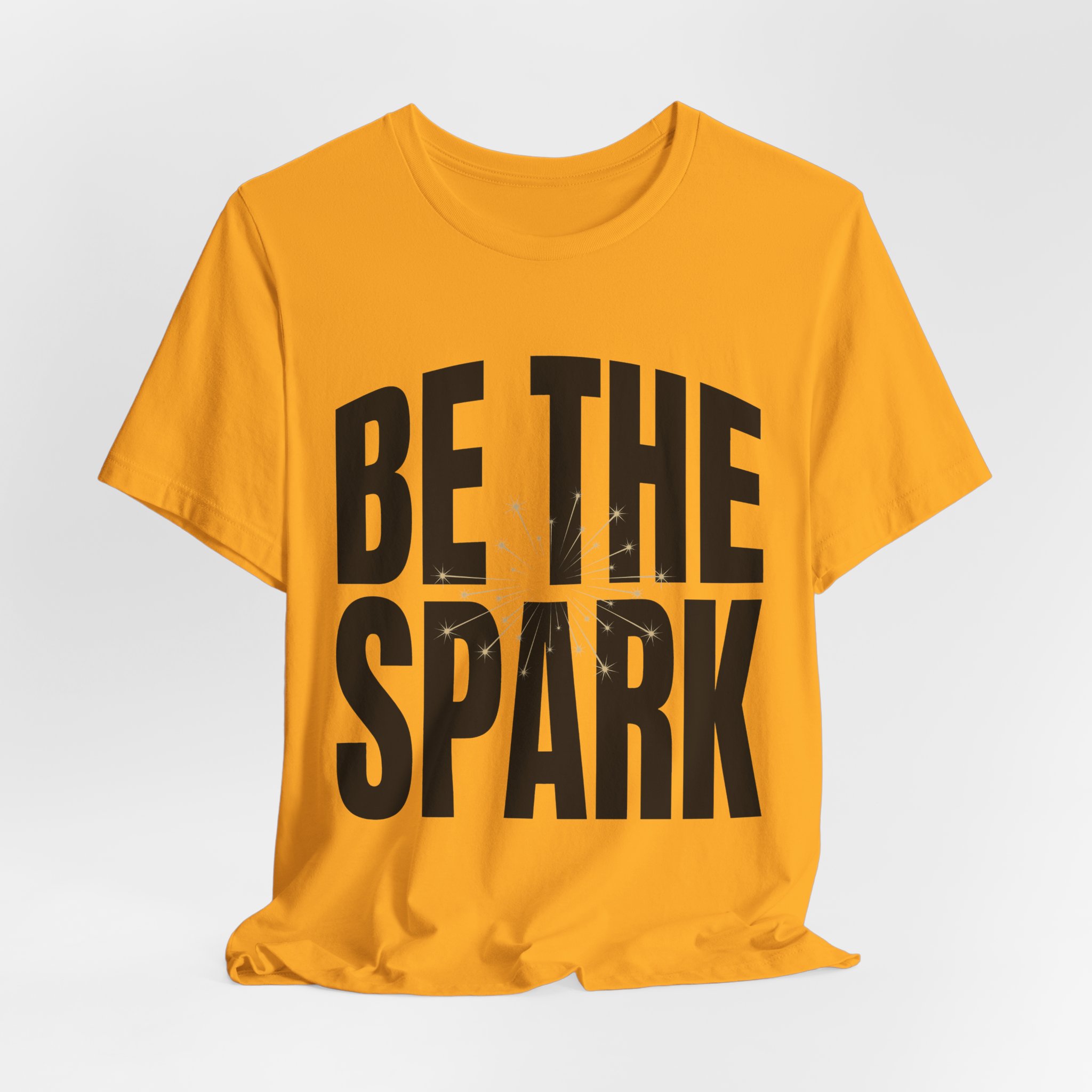 Be The Spark Tee in Gold, alternate view