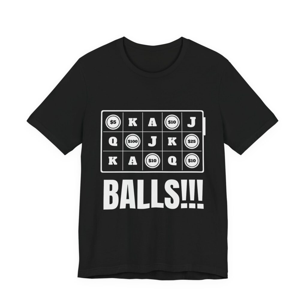 BALLS!!! Money Tee in Black