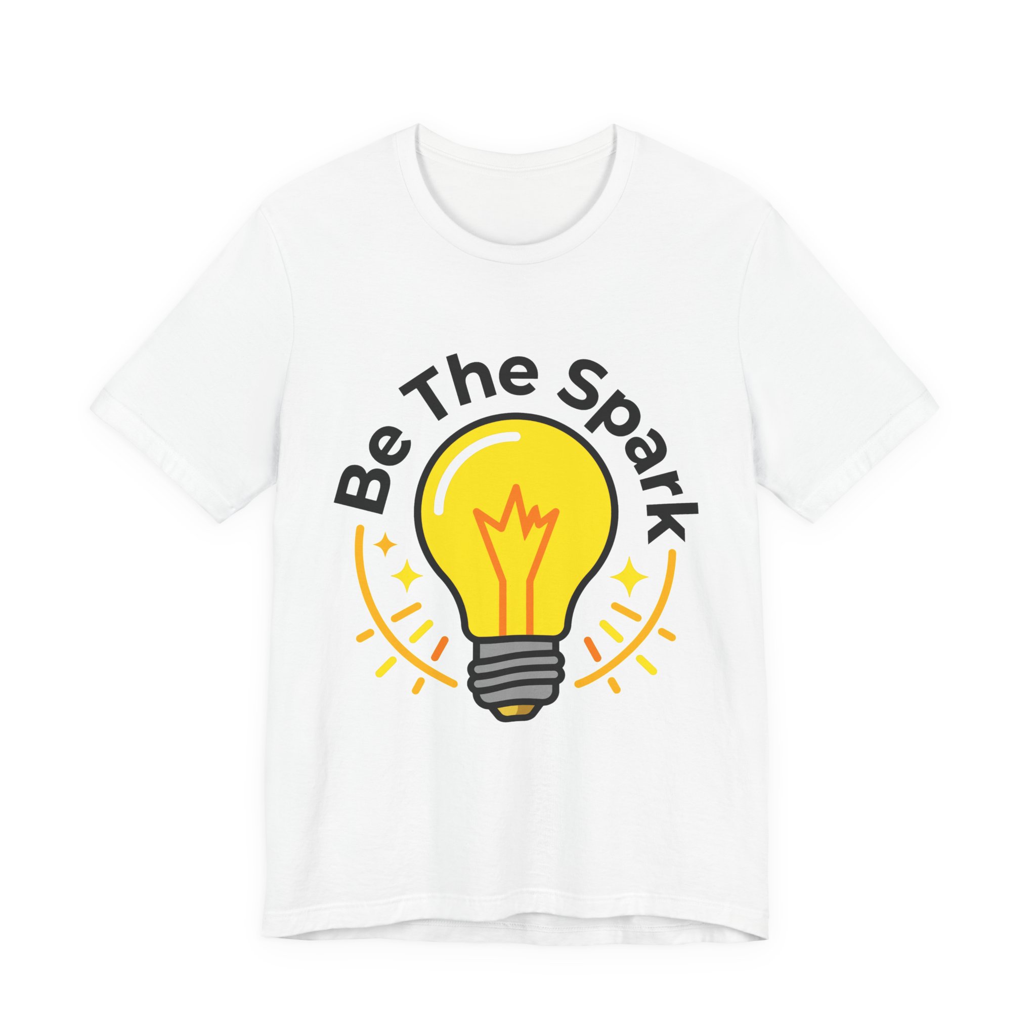 Be The Spark Tee (Light Bulb) in White