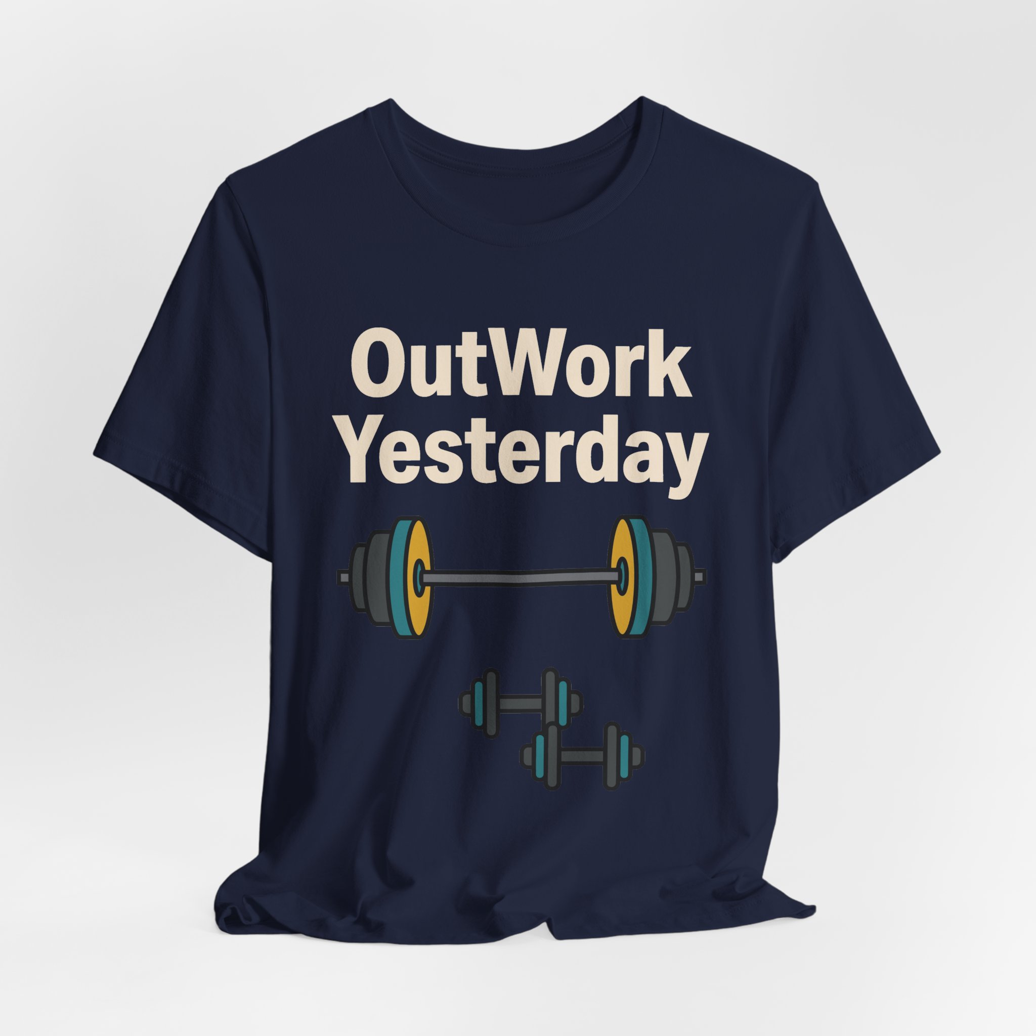 OutWork Yesterday Tee in Navy, alternate view