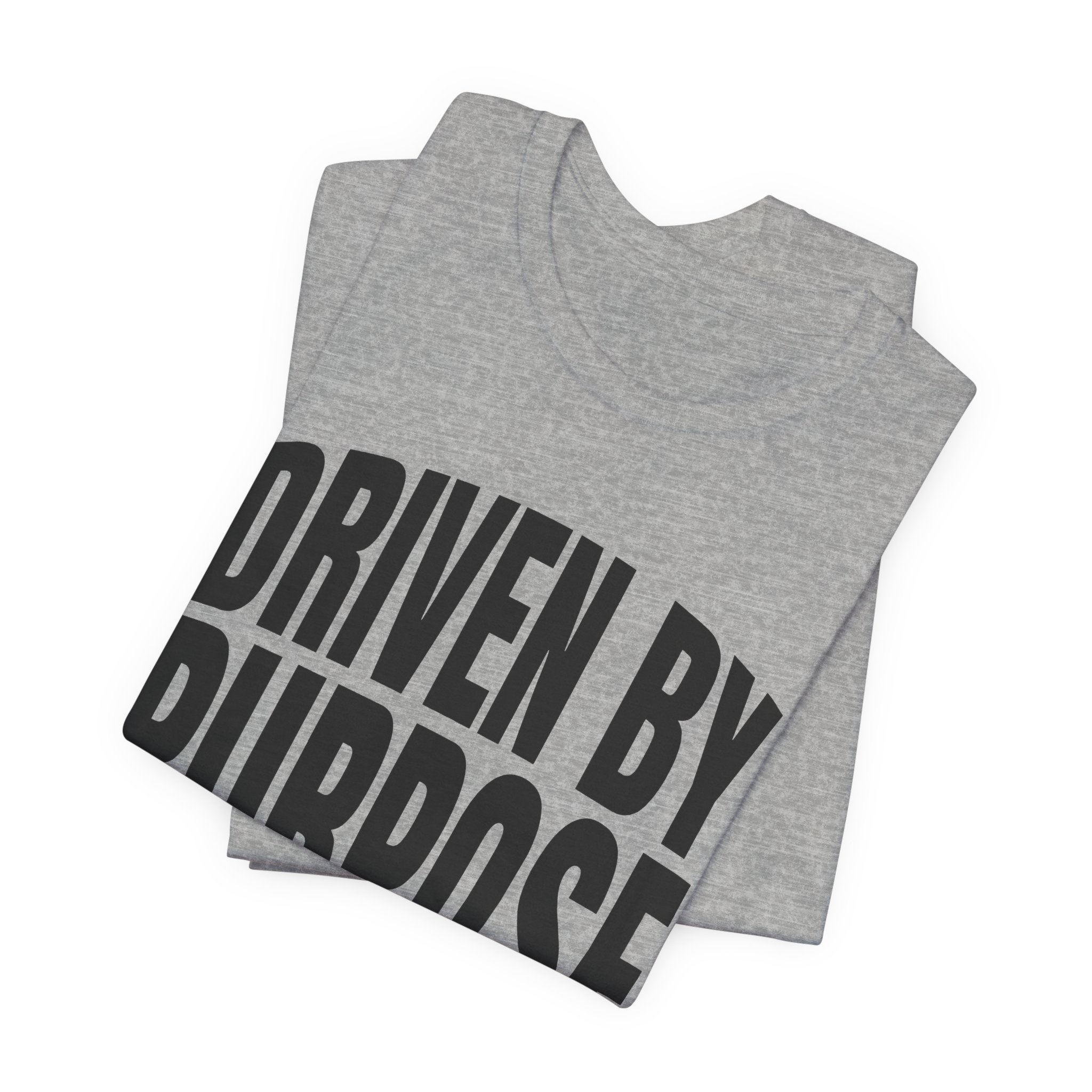 Driven by Purpose Tee (Definition) in Athletic Heather, alternate view