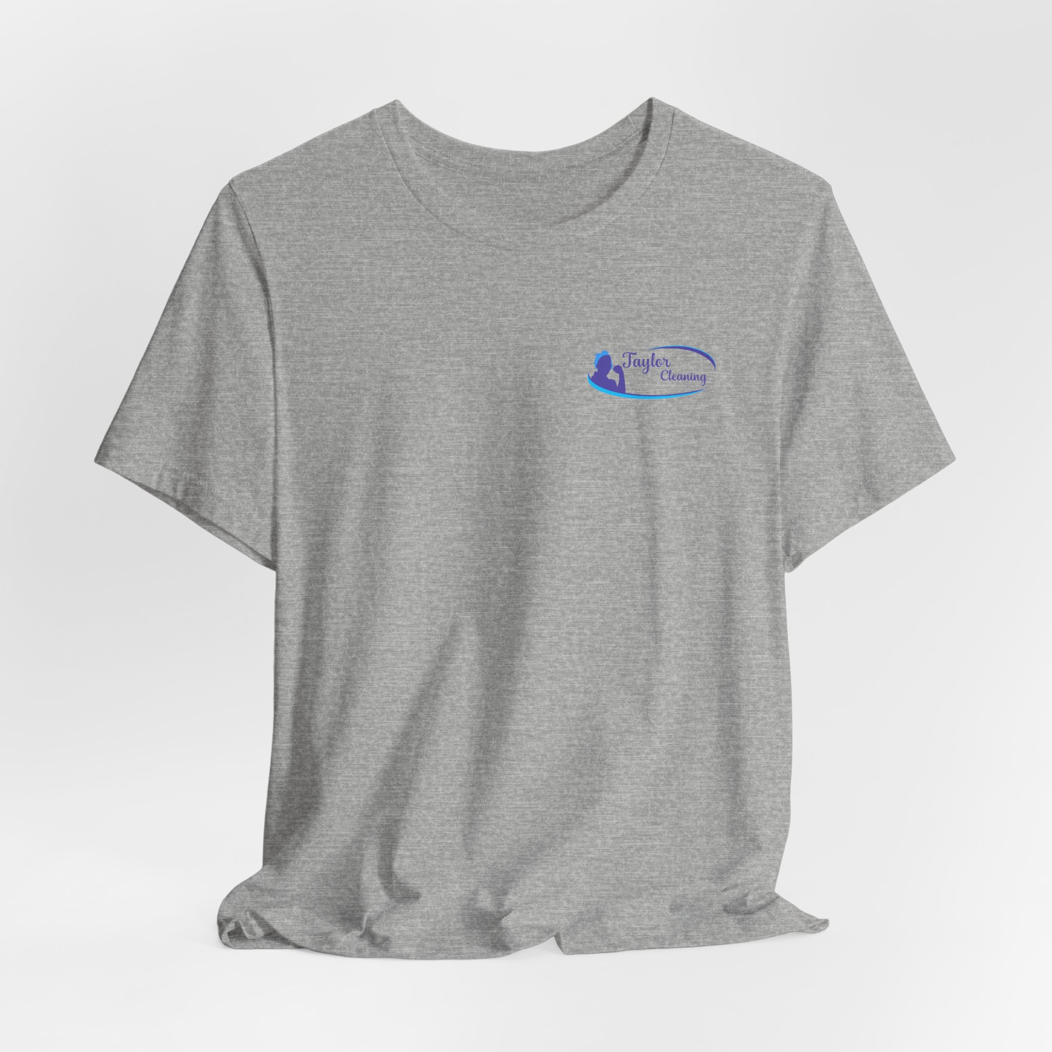 Taylor Cleaning Crew Tee — Unisex (Light, Logo Back) - Image 20