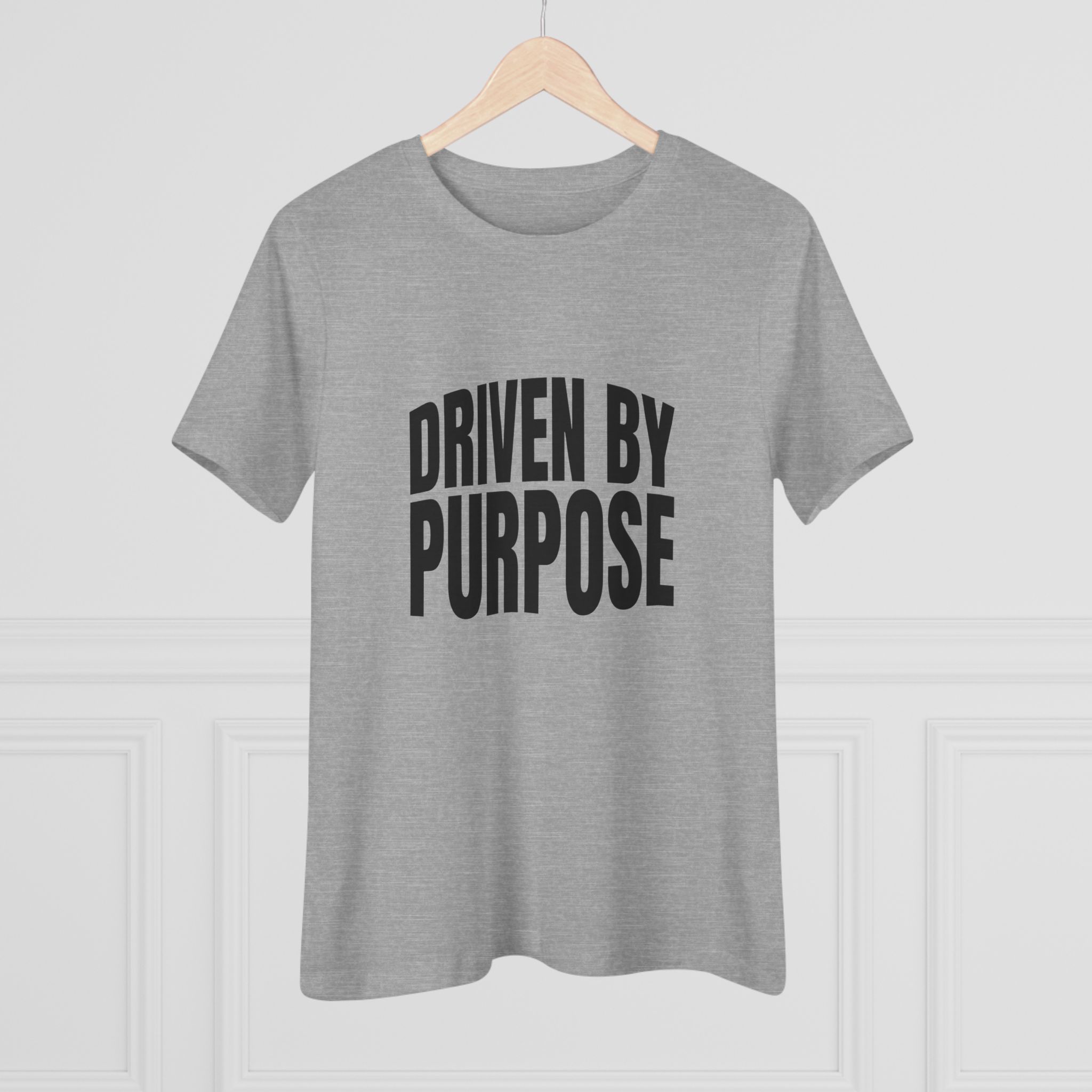 Driven by Purpose Women's Tee in Athletic Heather, alternate view