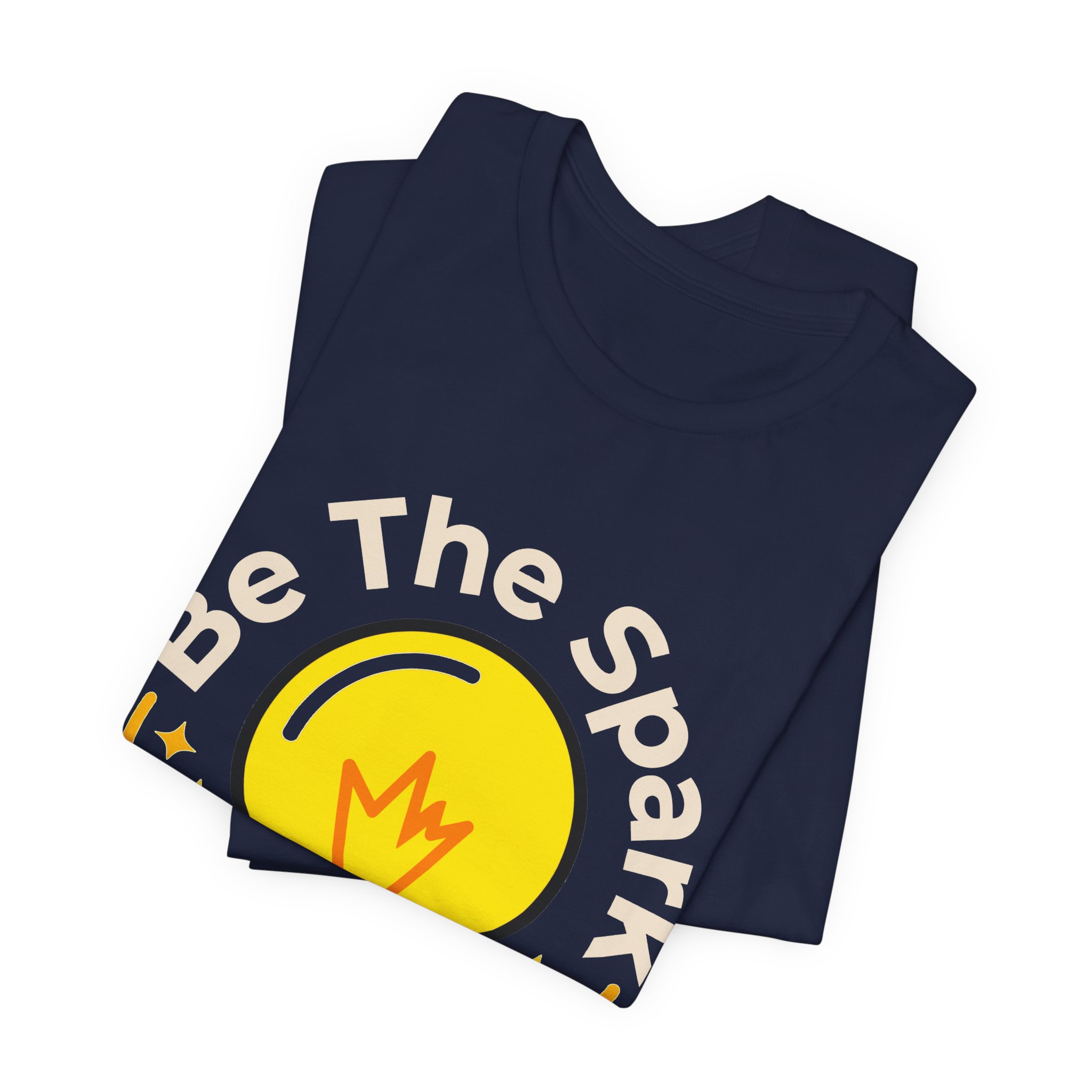 Be The Spark Tee (Light Bulb) in Navy, alternate view