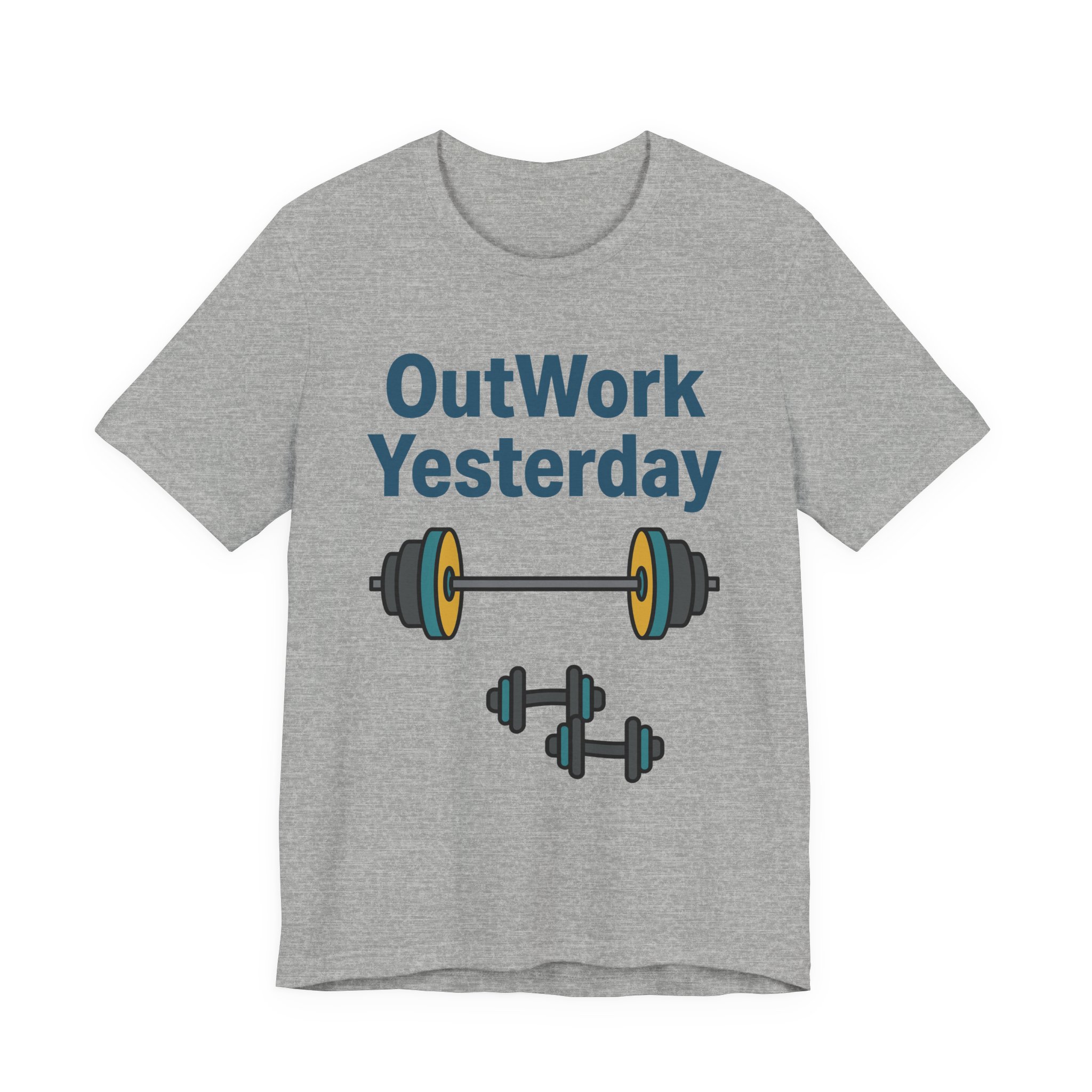 OutWork Yesterday Tee in Athletic Heather