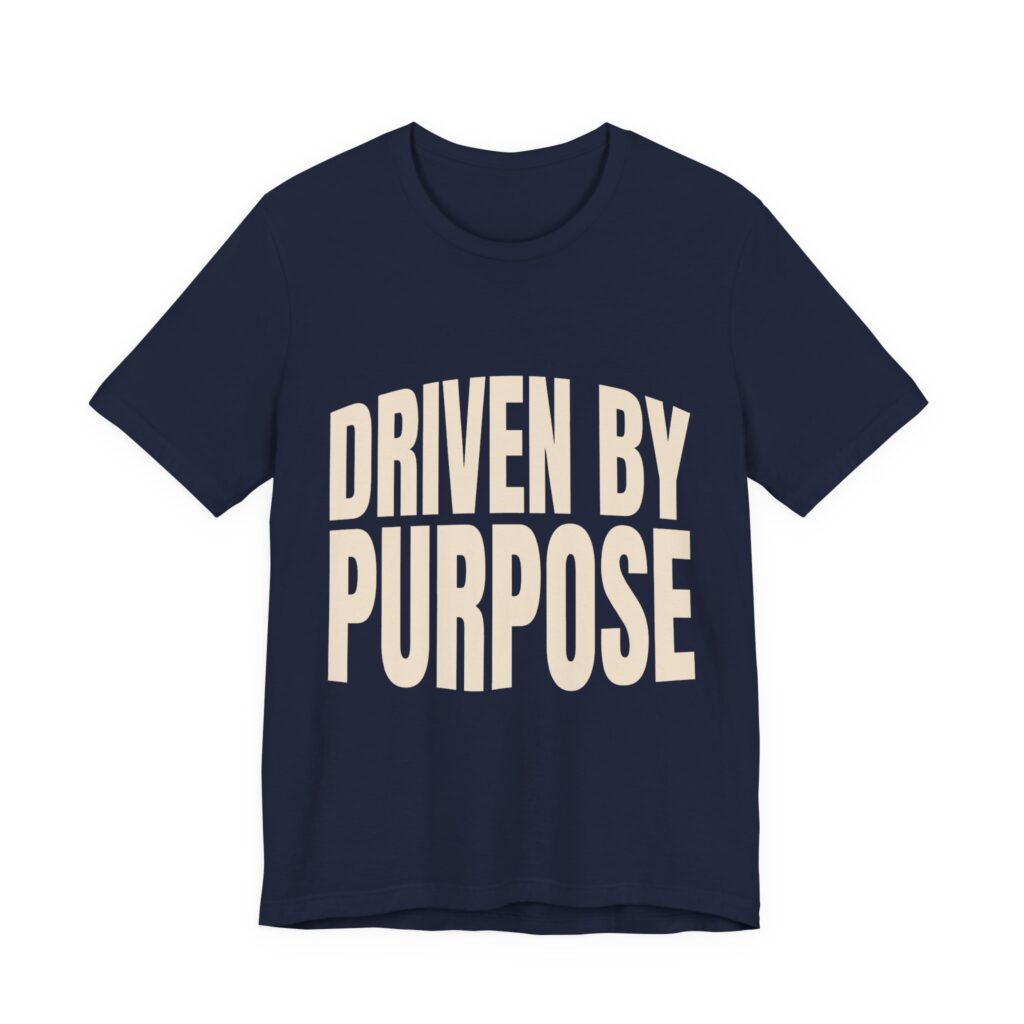 Driven by Purpose Tee in Navy