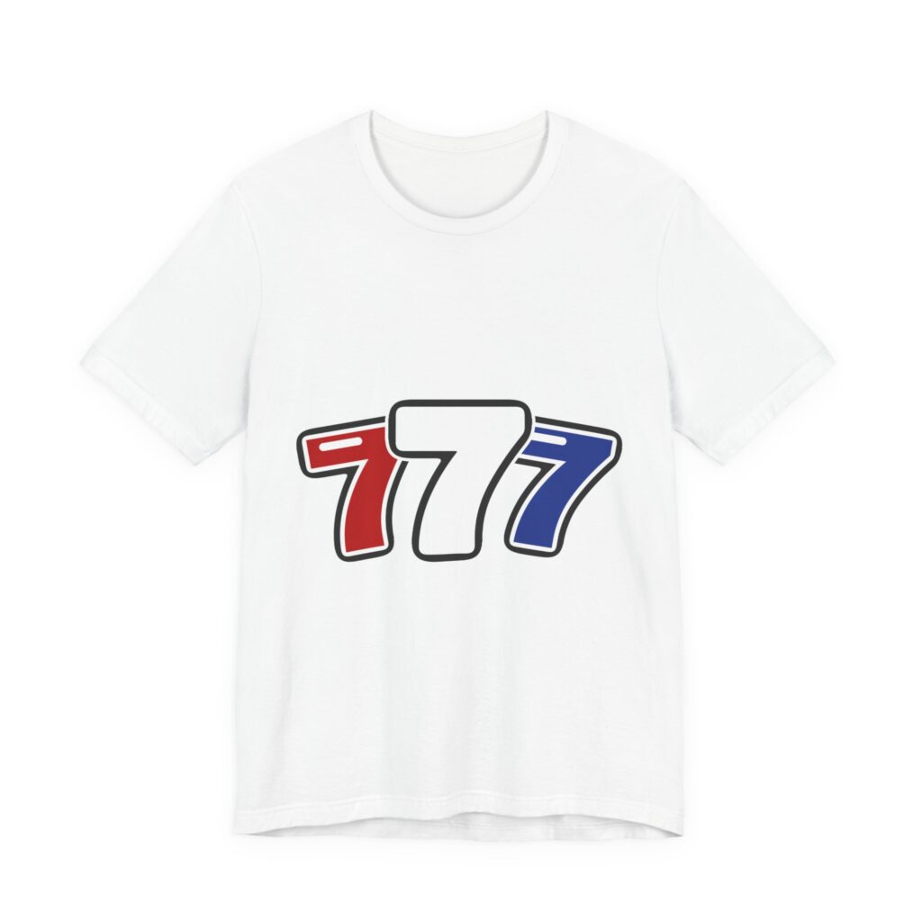 Triple 7s Tee (Red, White & Blue)