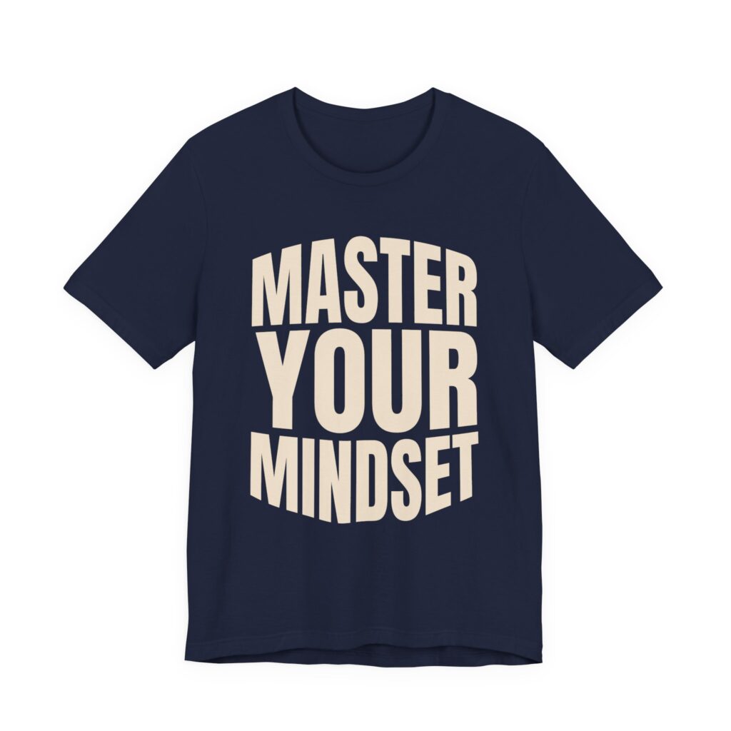 Master Your Mindset Tee in Navy