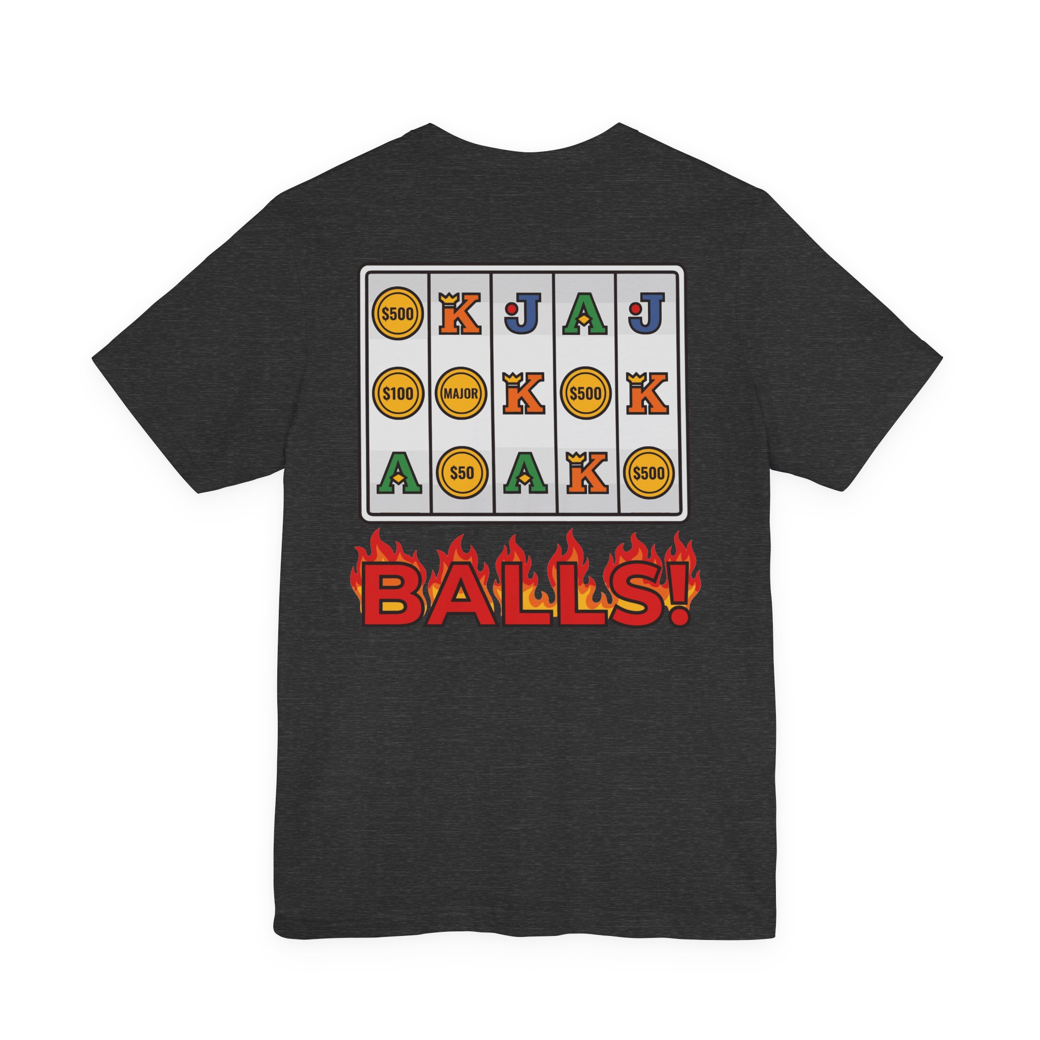 BALLS! Fire Reels Tee (Back Print) - Image 7