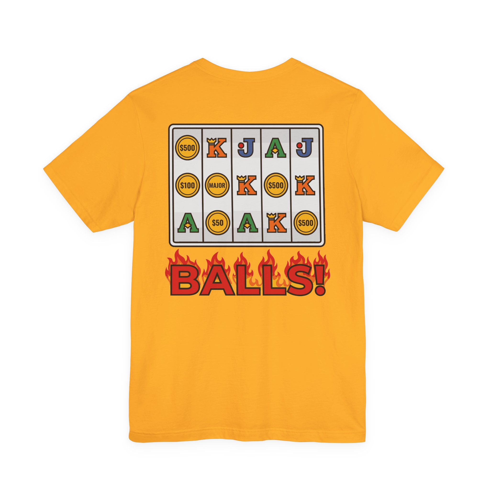 BALLS! Fire Reels Tee (Back Print) - Image 5