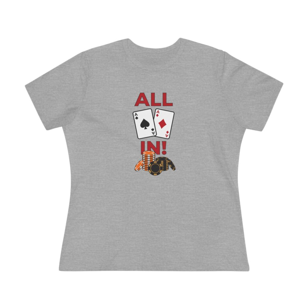 All In Women's Tee in Athletic Heather