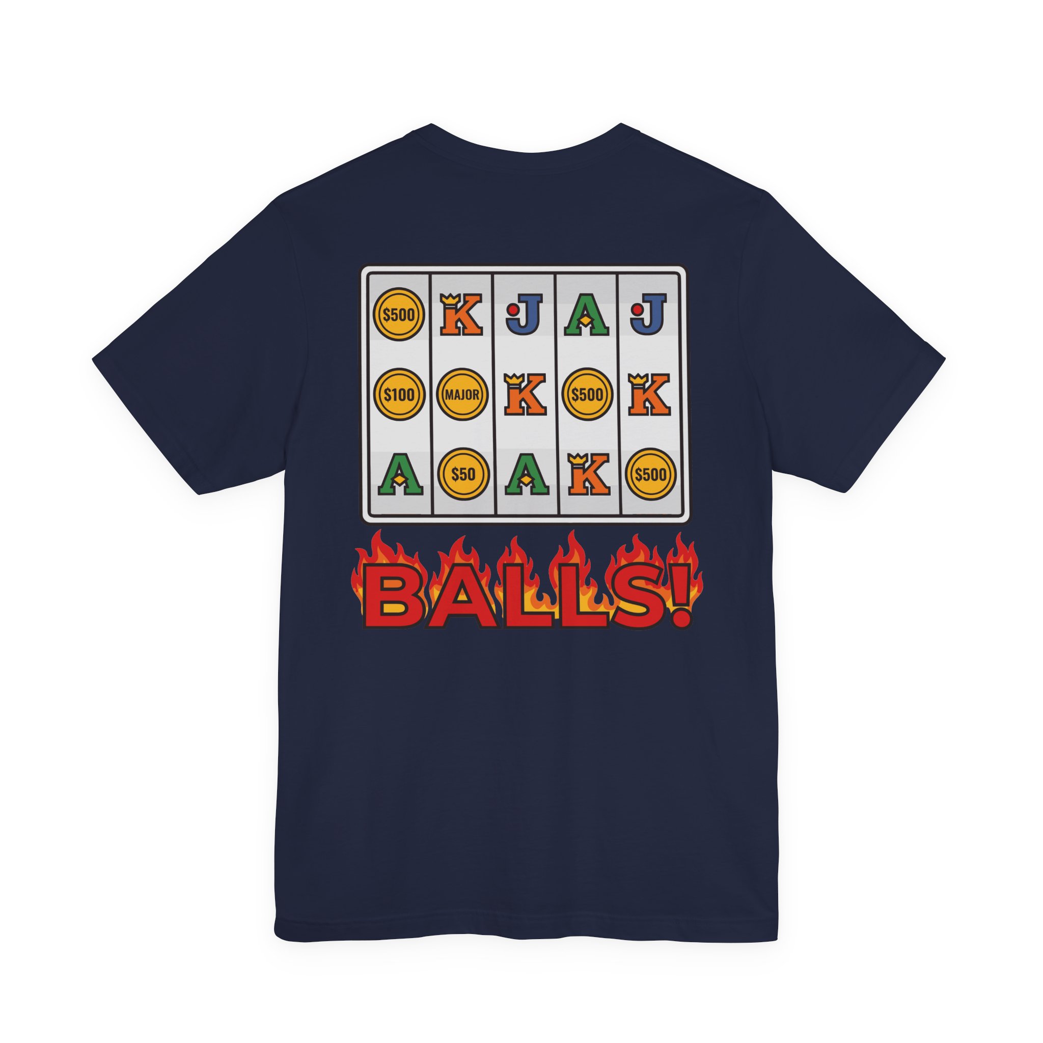 BALLS! Fire Reels Tee (Back Print) - Image 8