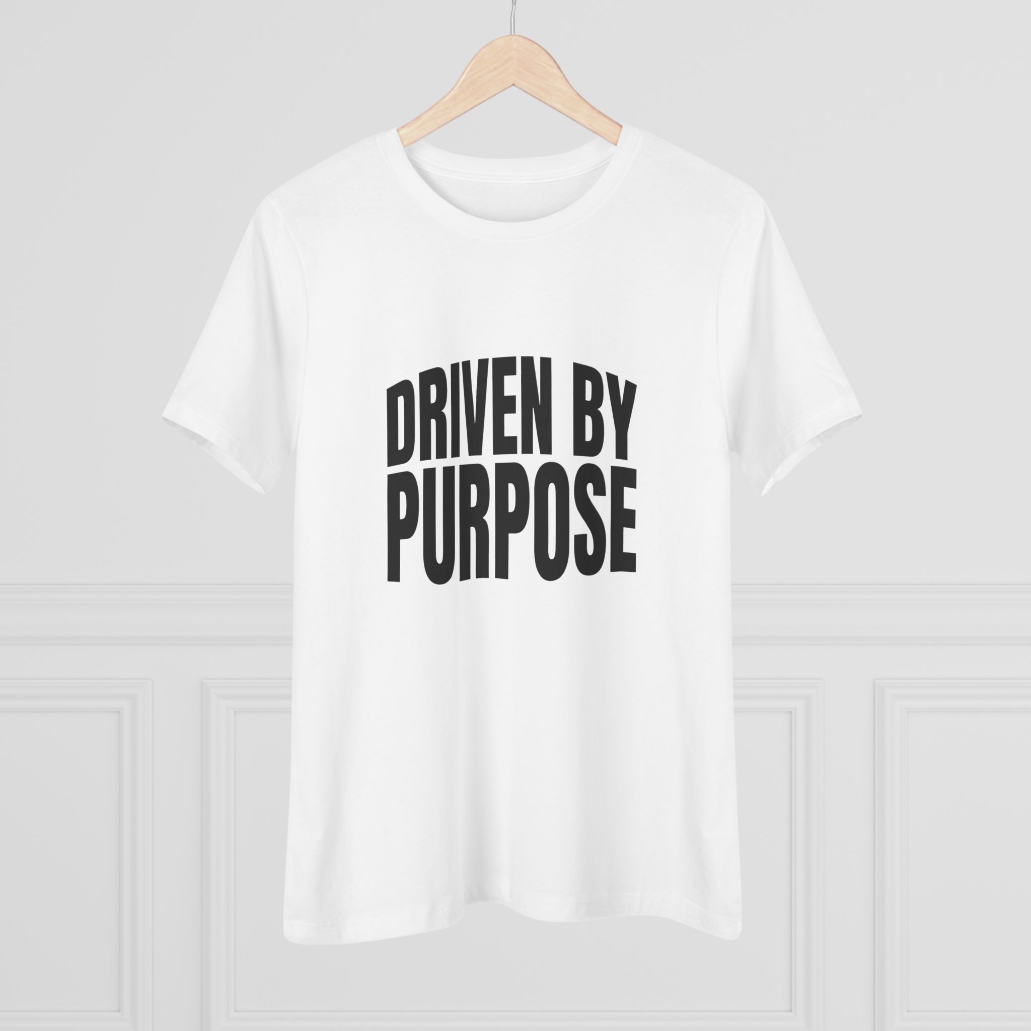 Driven by Purpose Women's Tee in White, alternate view