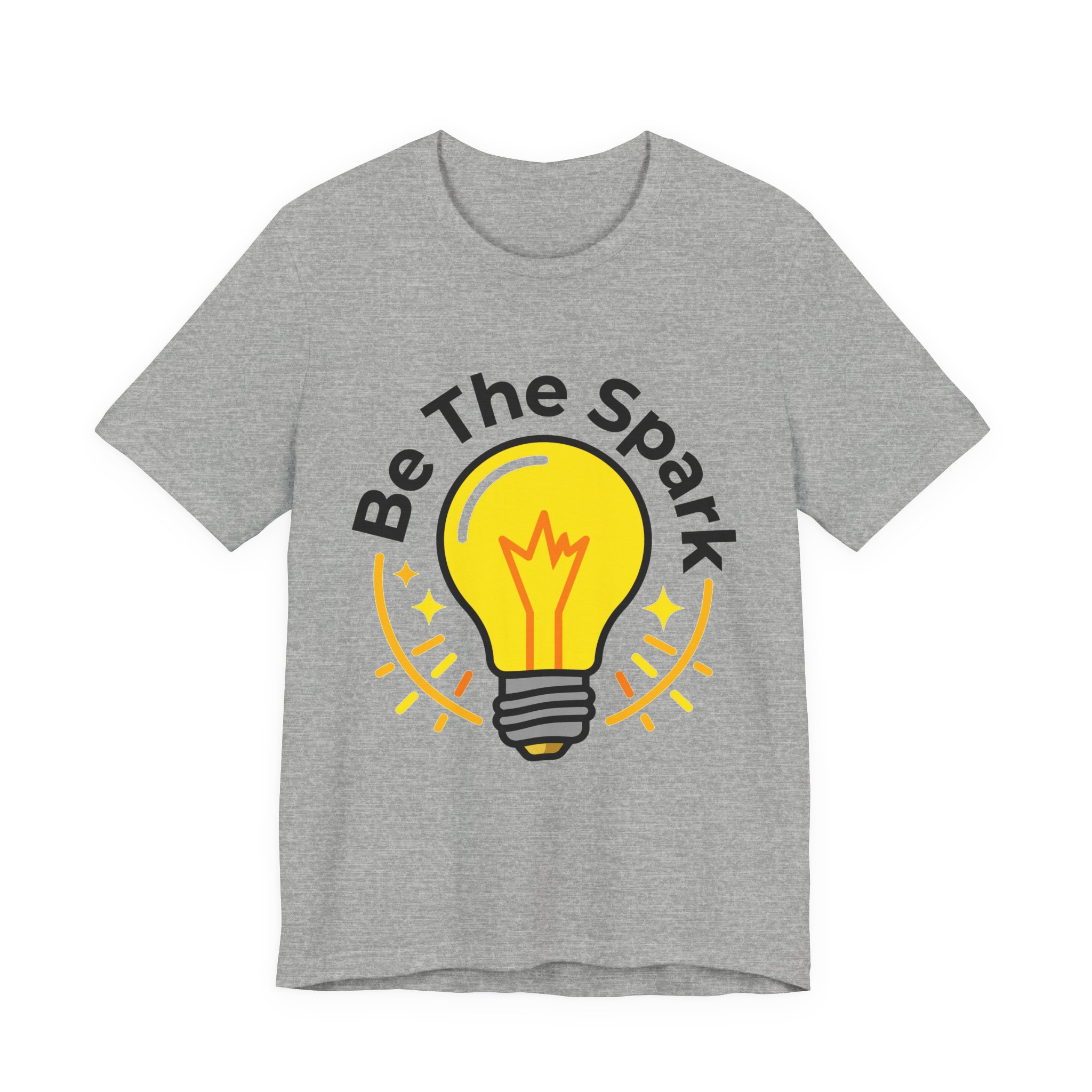 Be The Spark Tee (Light Bulb) in Athletic Heather