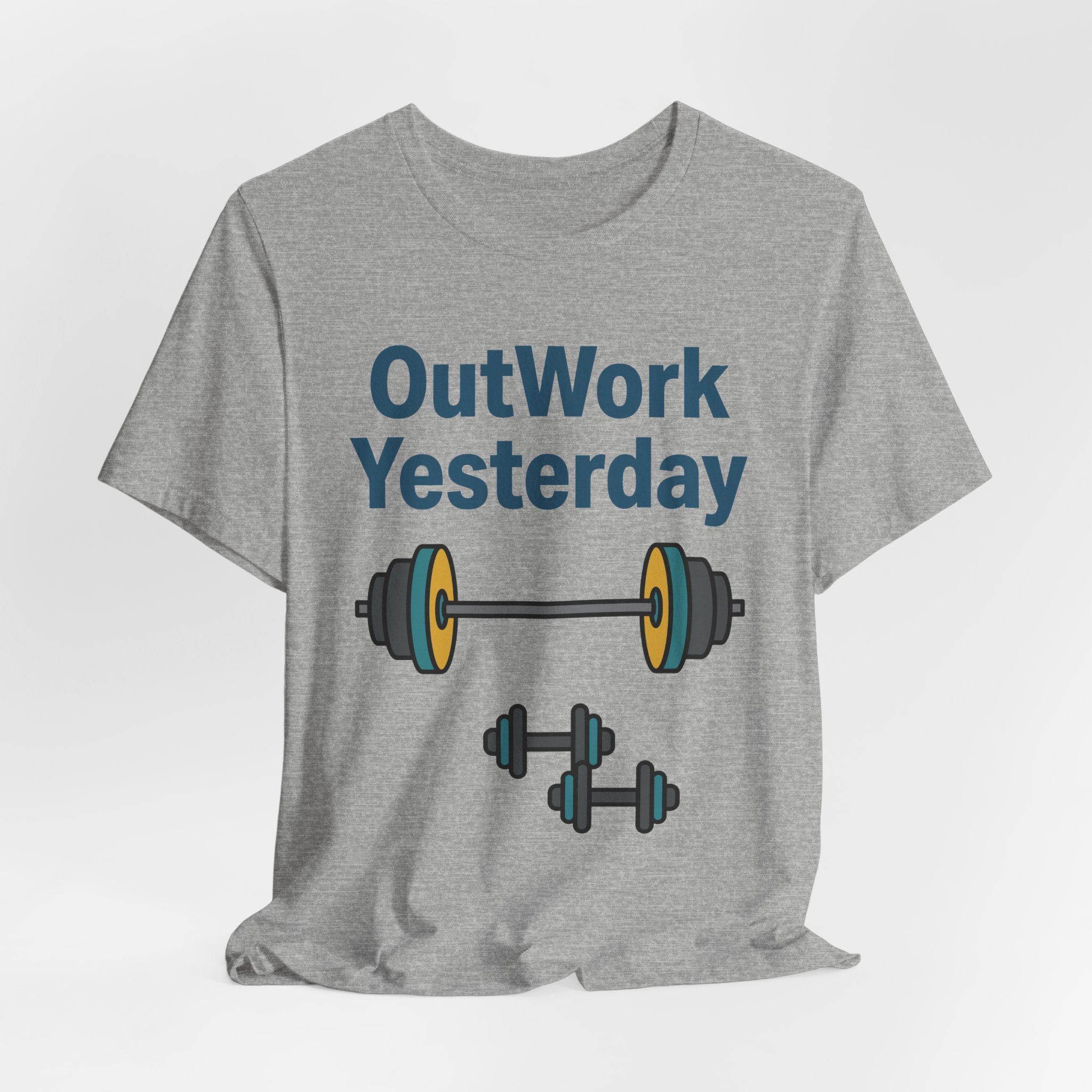 OutWork Yesterday Tee in Athletic Heather, alternate view