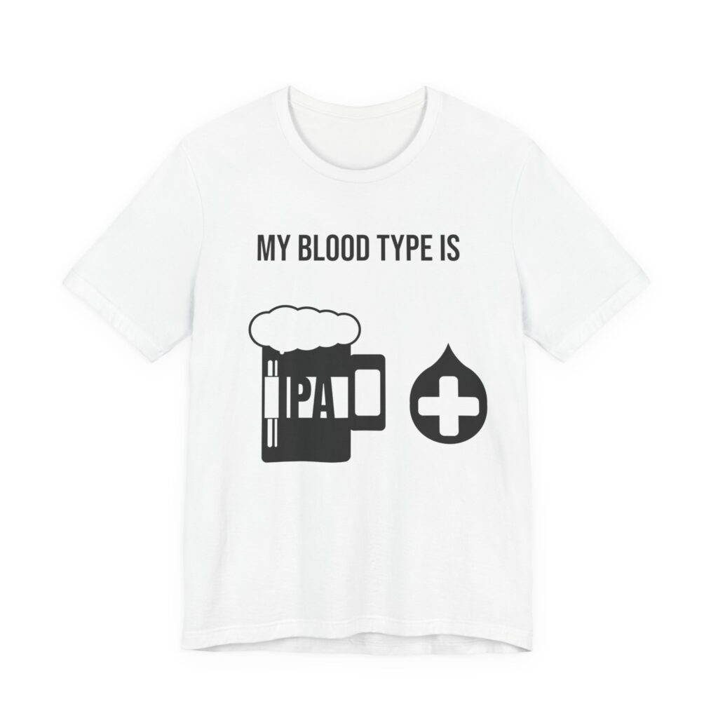 My Blood Type Is IPA+ — Mug and Drop Tee