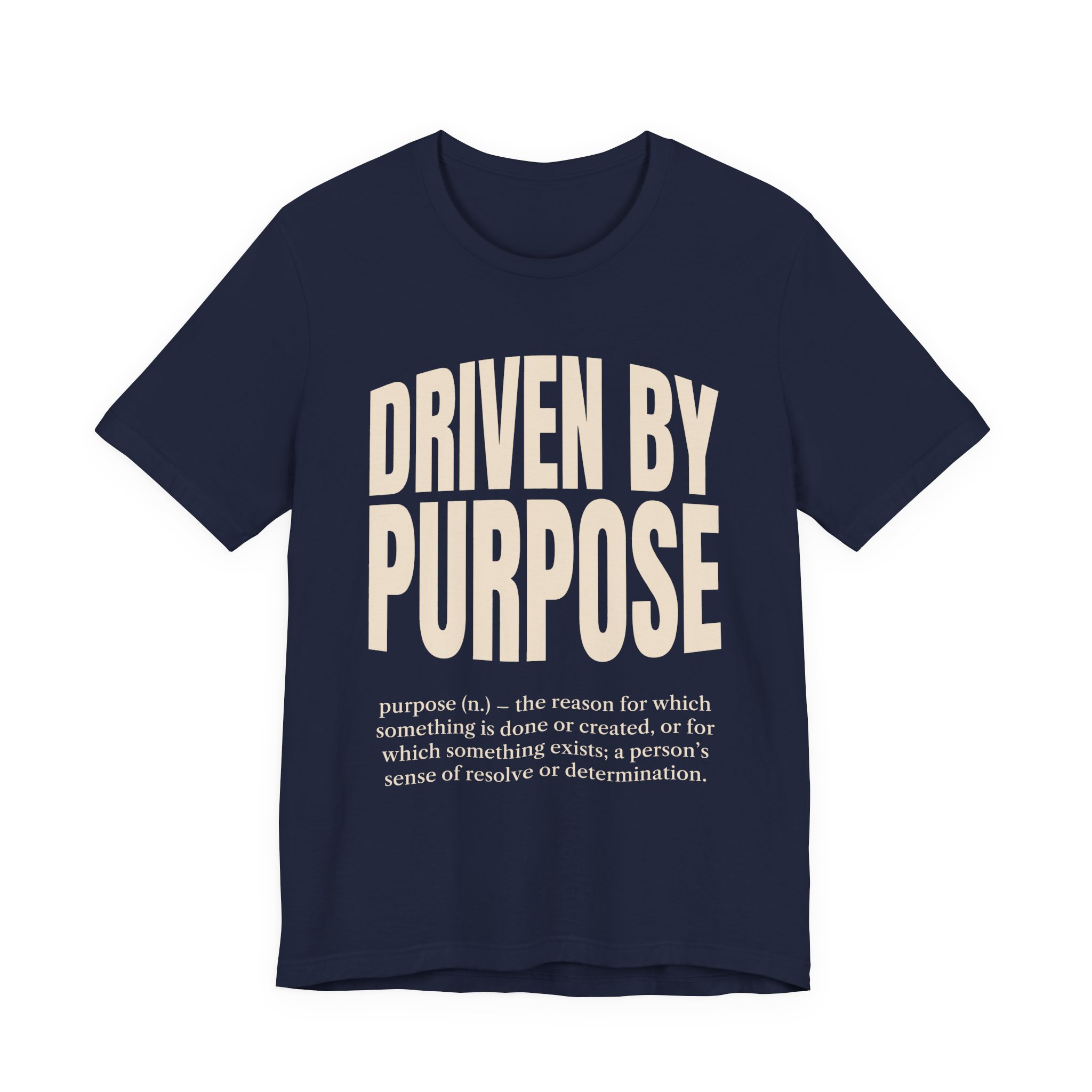 Driven by Purpose Tee (Definition) in Navy