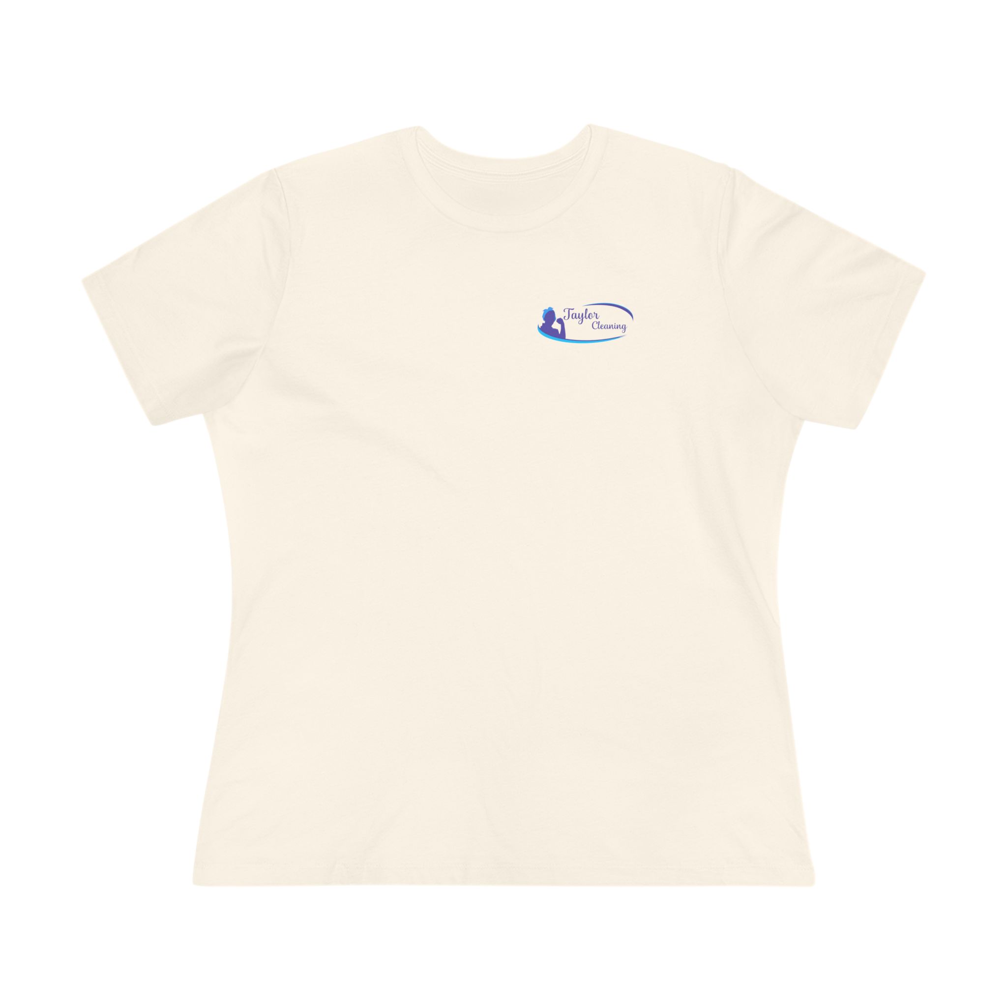 Taylor Cleaning Crew Tee — Women's (Light, Logo Back) - Image 5