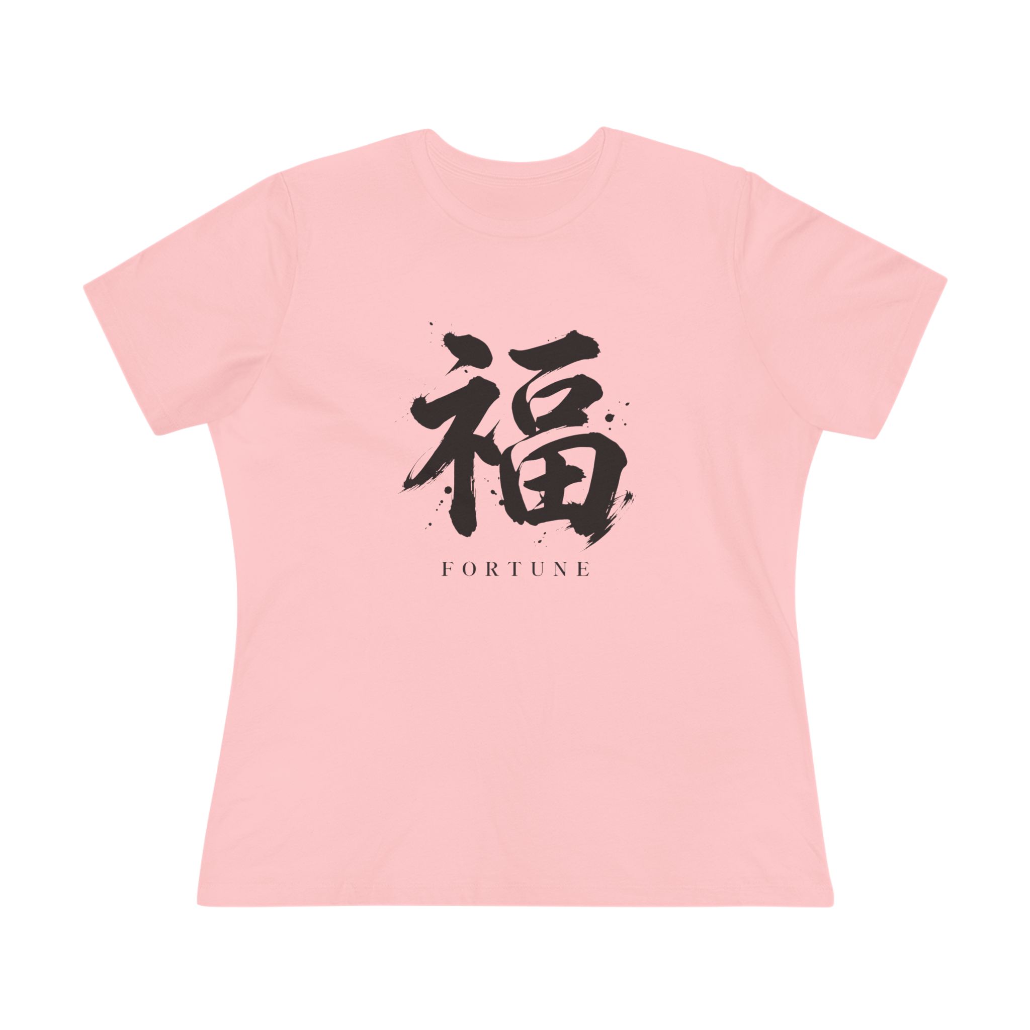 Fortune Kanji Women's Tee in Pink