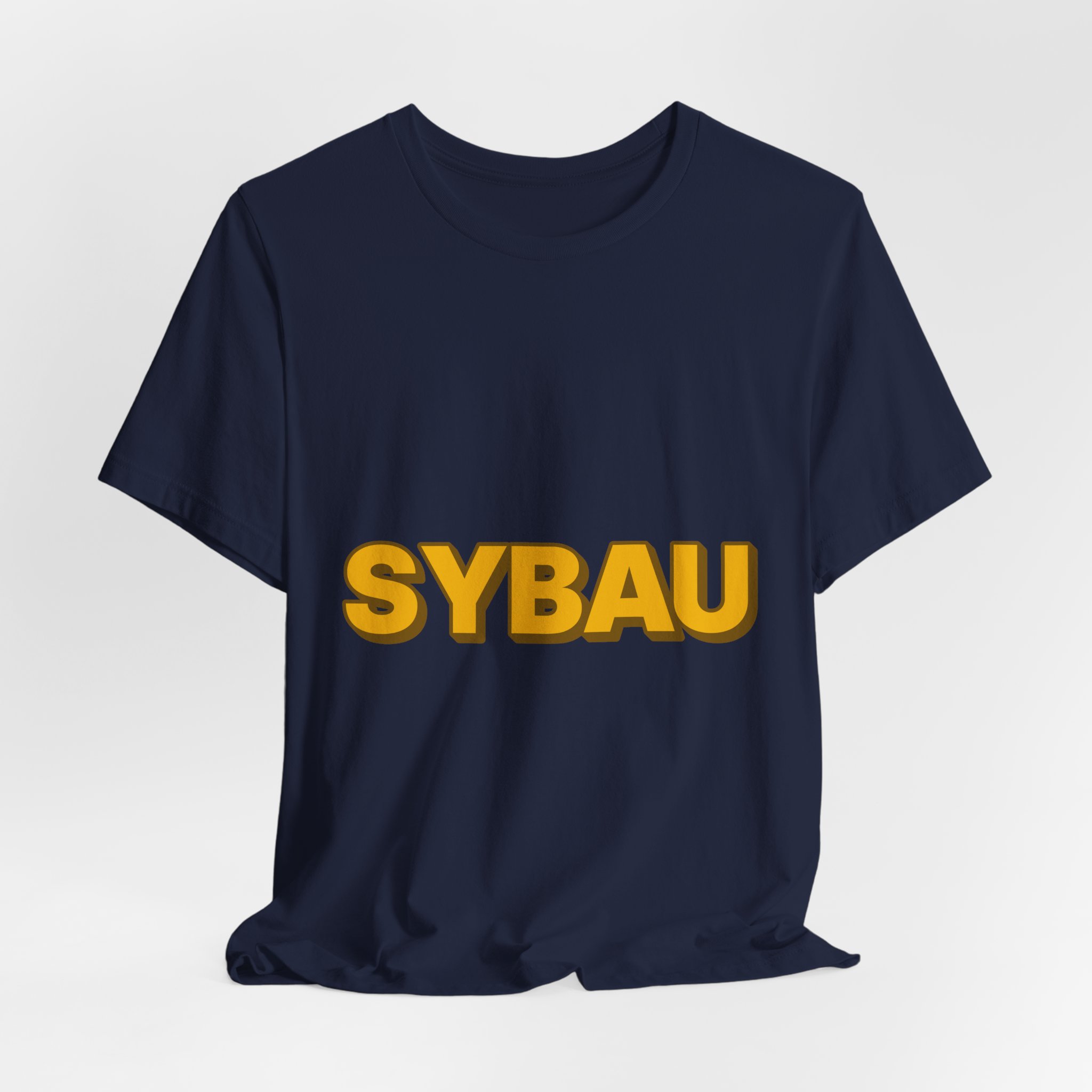 SYBAU Tee in Navy, alternate view