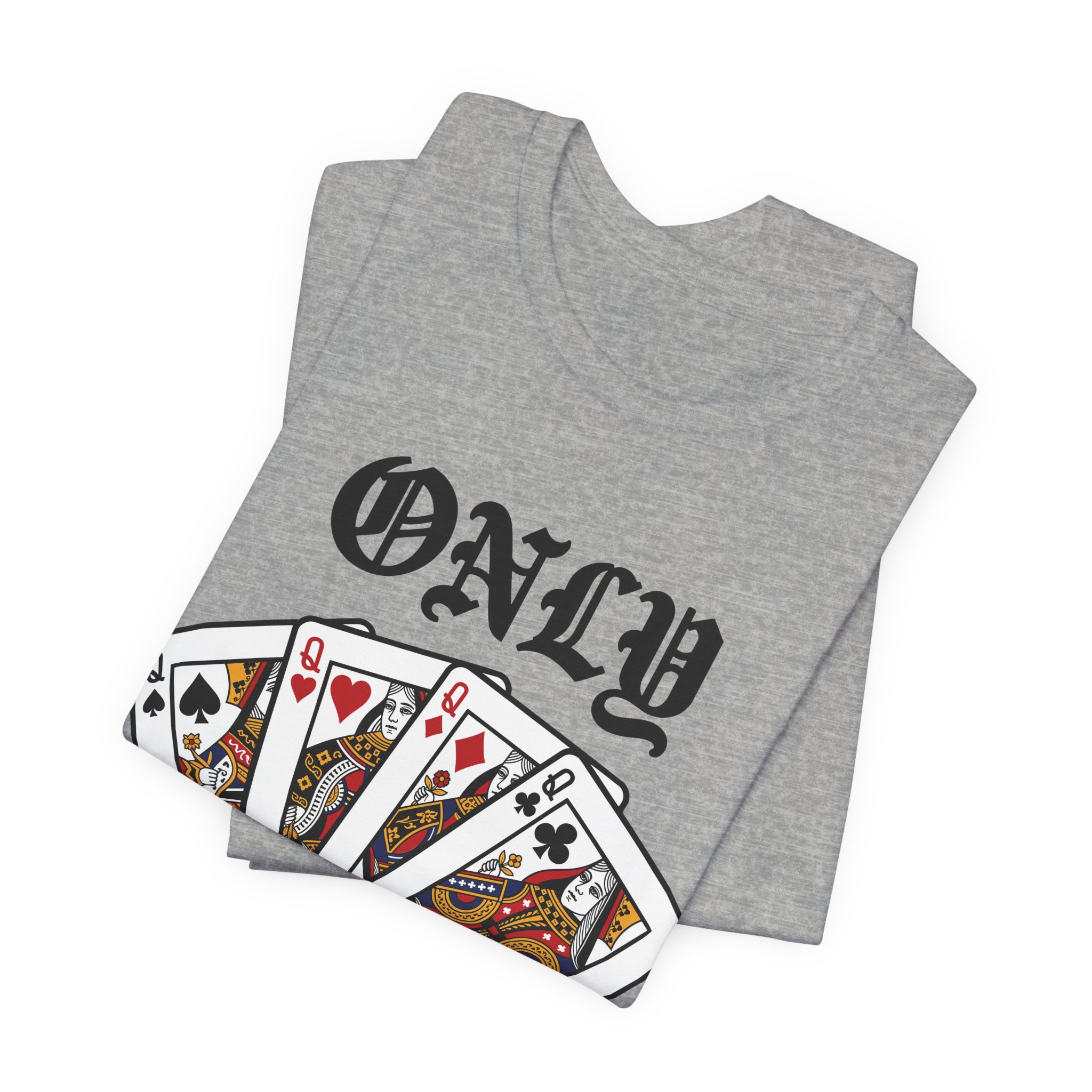 Only Queens Understand Tee in Athletic Heather, alternate view