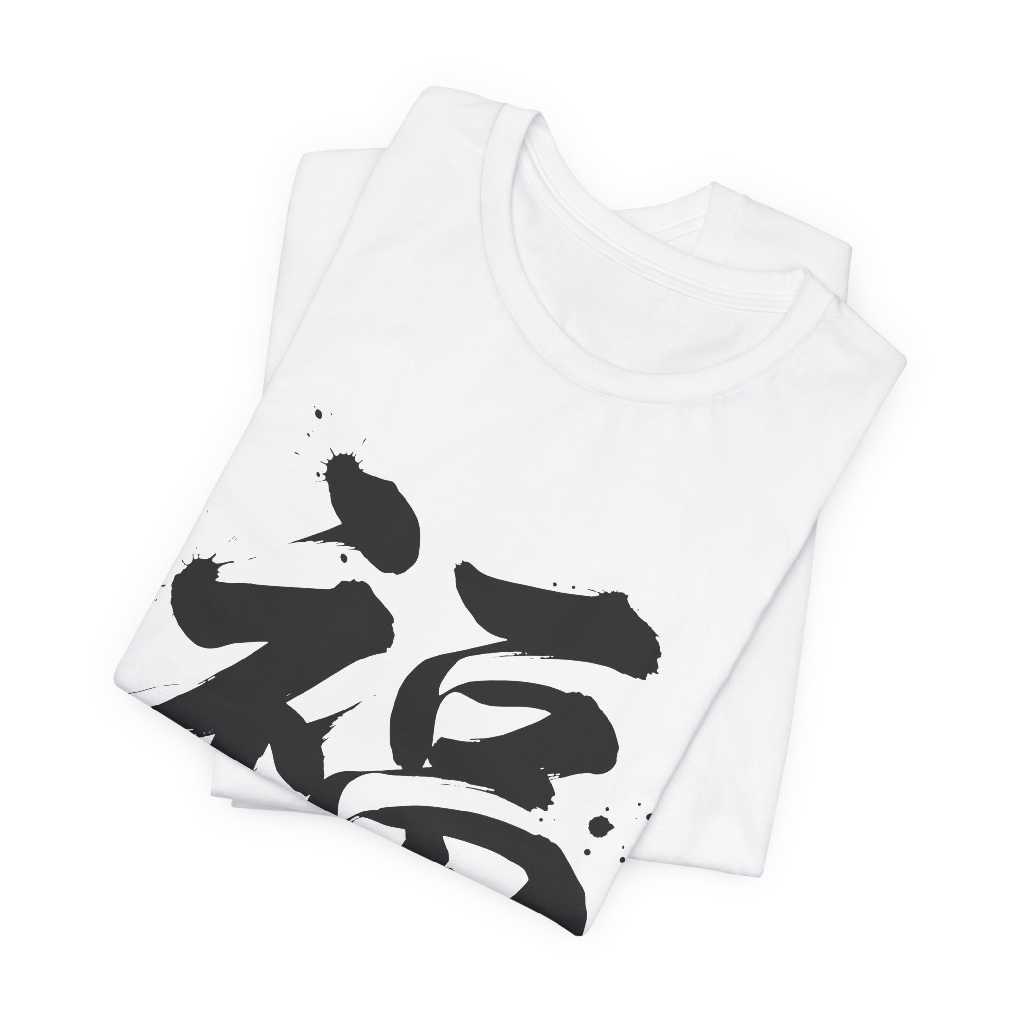 Fortune Kanji Tee in White, alternate view