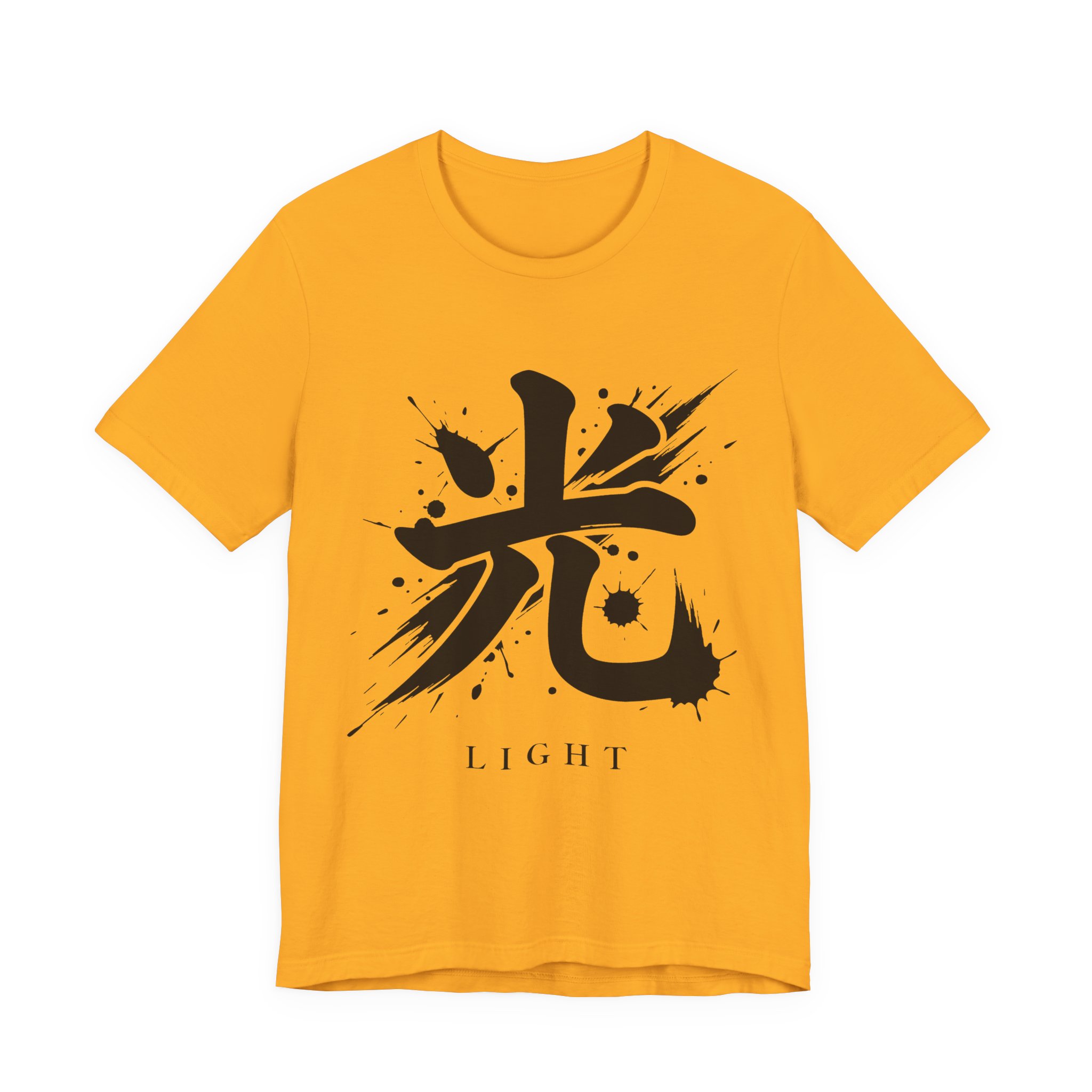Light Kanji Tee in Gold