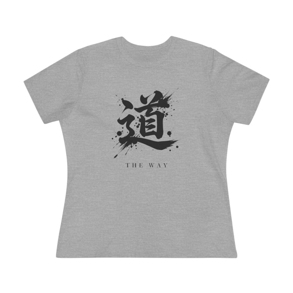 The Way Kanji Women's Tee in Athletic Heather
