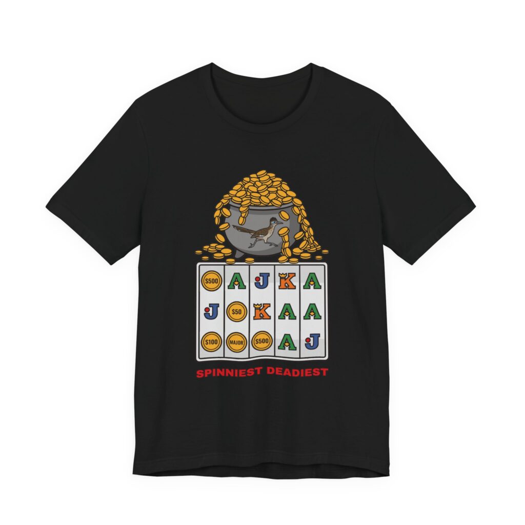 Spinniest Deadiest Tee (Full Color) in Black