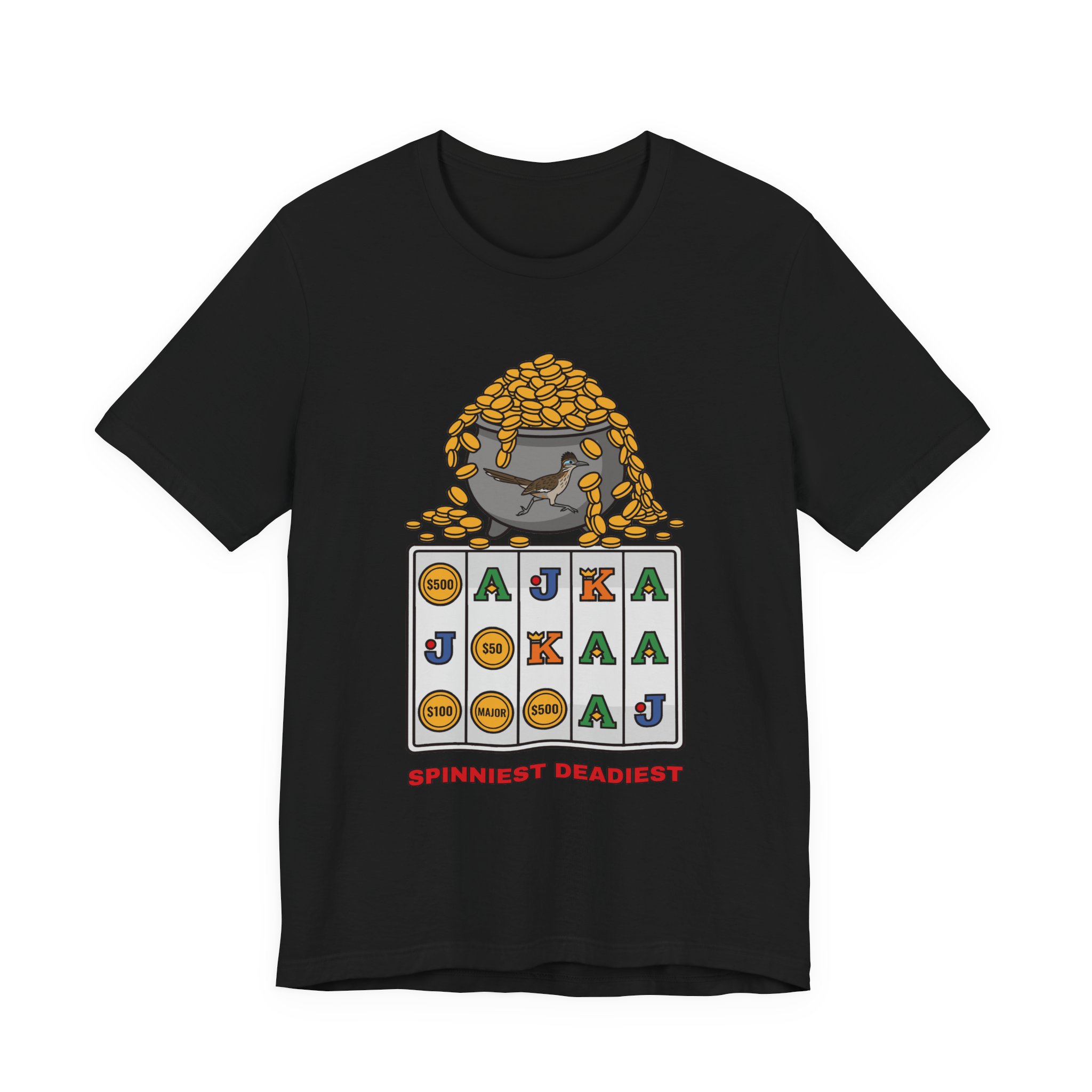 Spinniest Deadiest Tee (Full Color) in Black