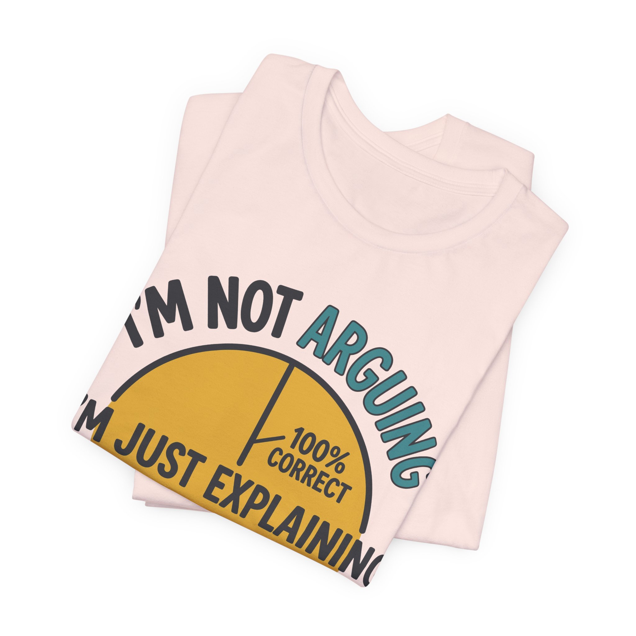 Not Arguing Why I'm Right Tee in Soft Pink, alternate view